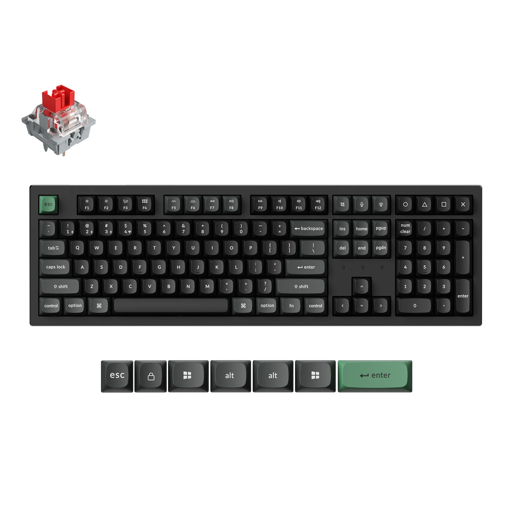 Teclado mecánico inalámbrico personalizado Keychron K10 Ultra 8K