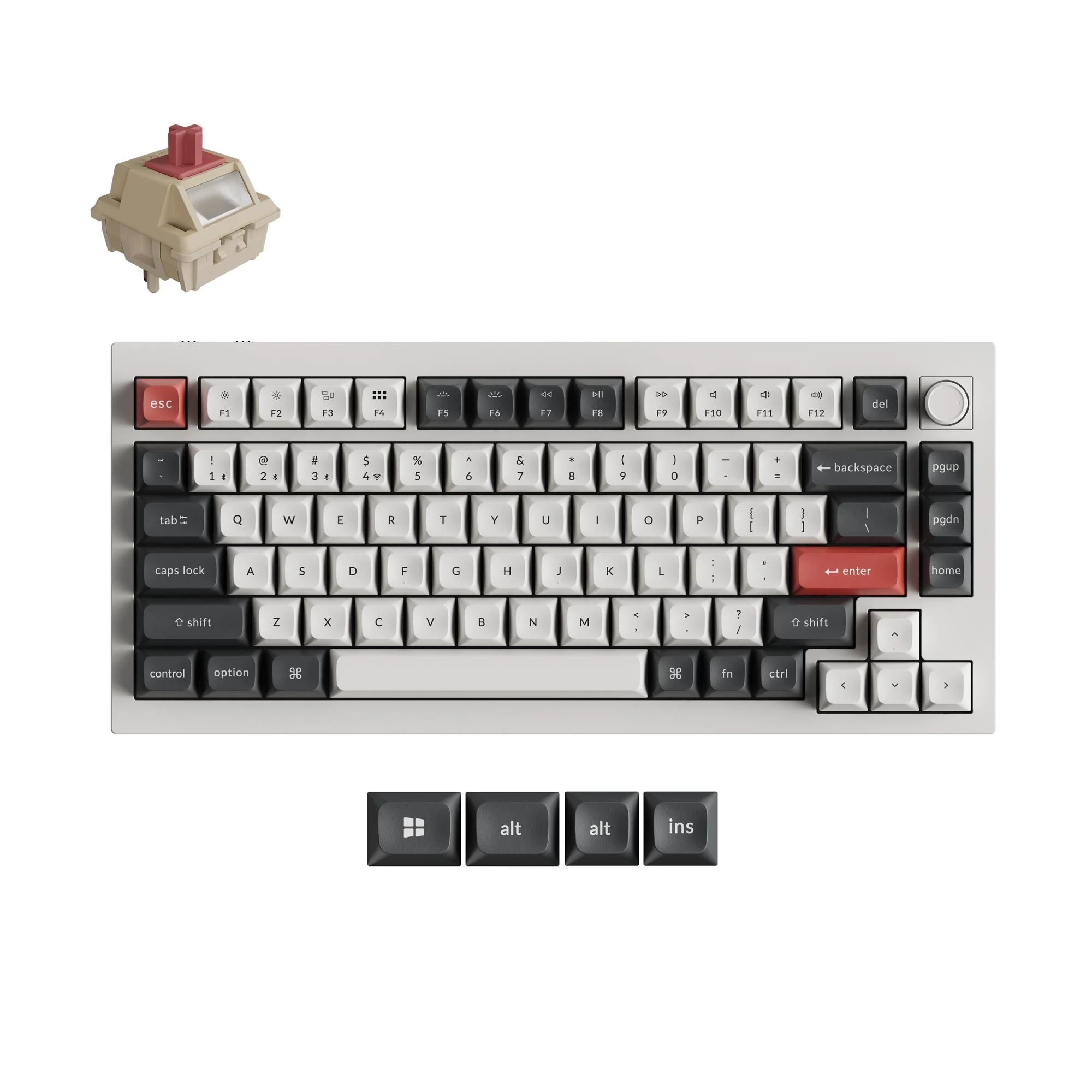 Keychron Q1 Ultra 8K langaton custom-mekaaninen näppäimistö