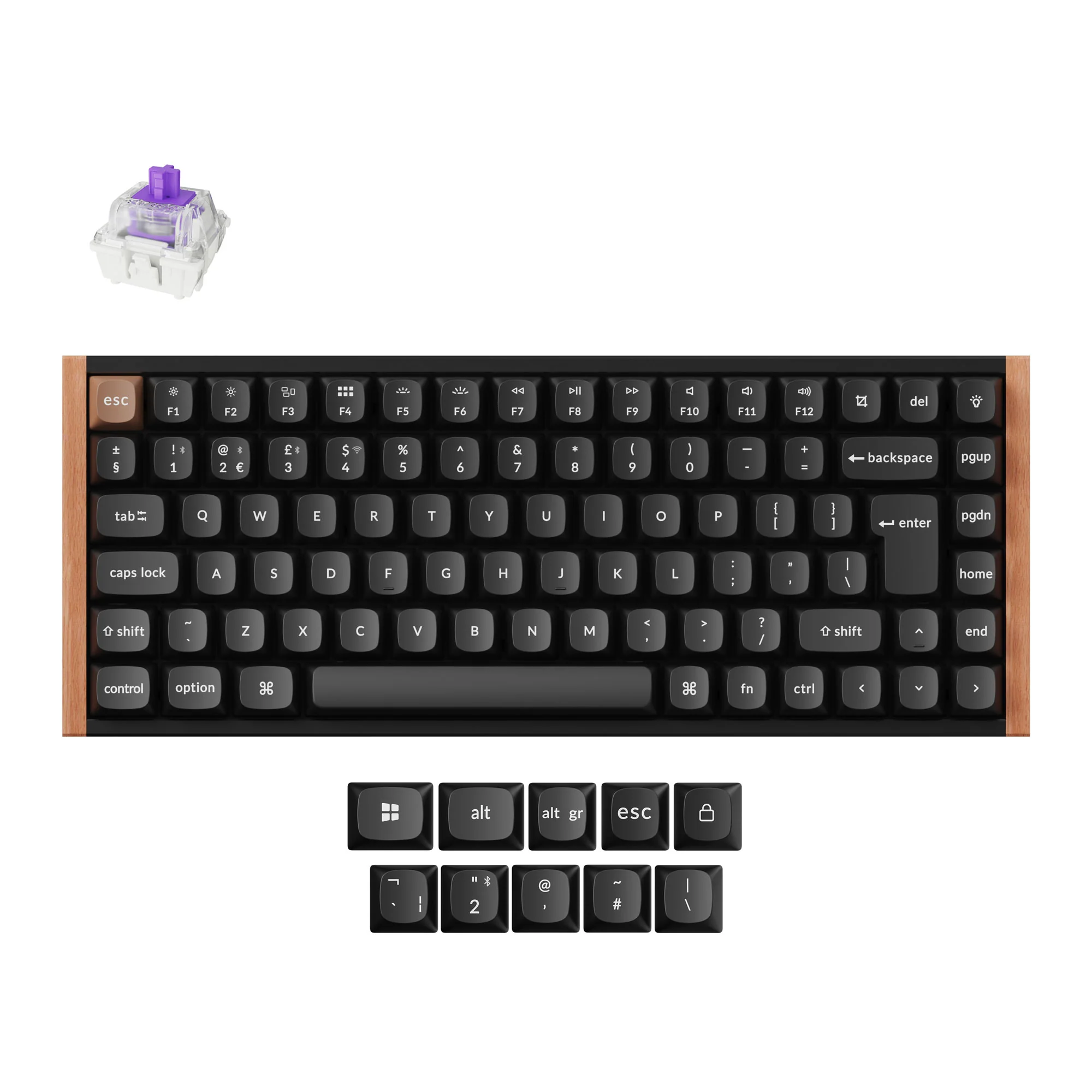 Keychron K2 HE kabellose Custom-Tastatur mit Magnetschaltern