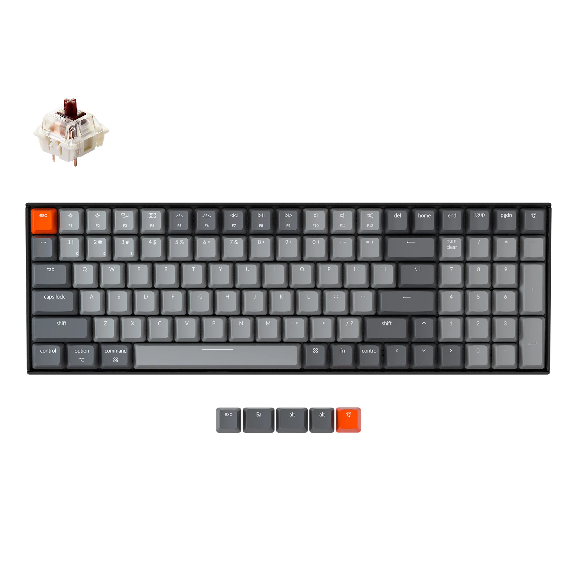 Teclado mecánico inalámbrico Keychron K4 (Versión 2)
