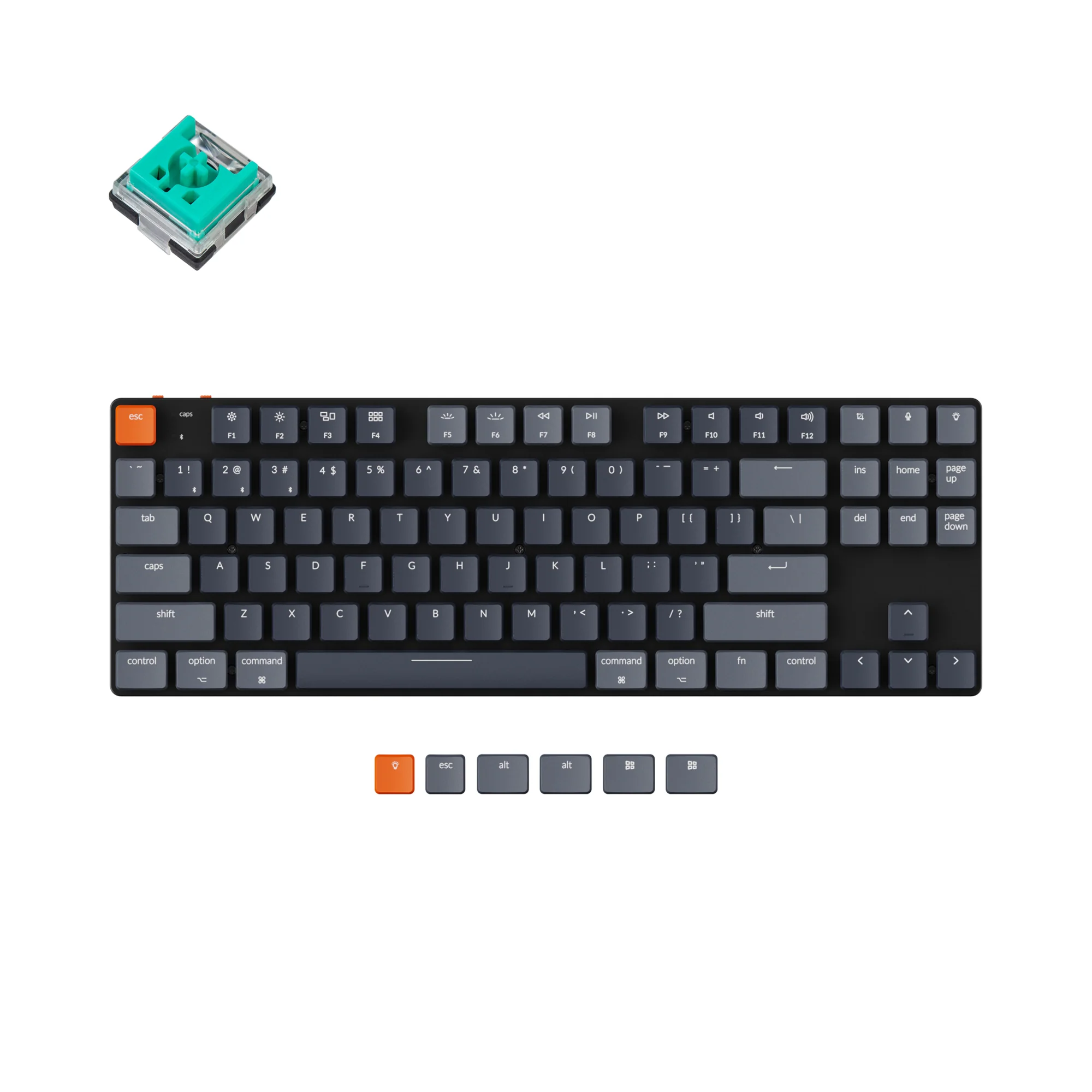 Teclado mecânico sem fio Keychron K1 SE (Versão 5)