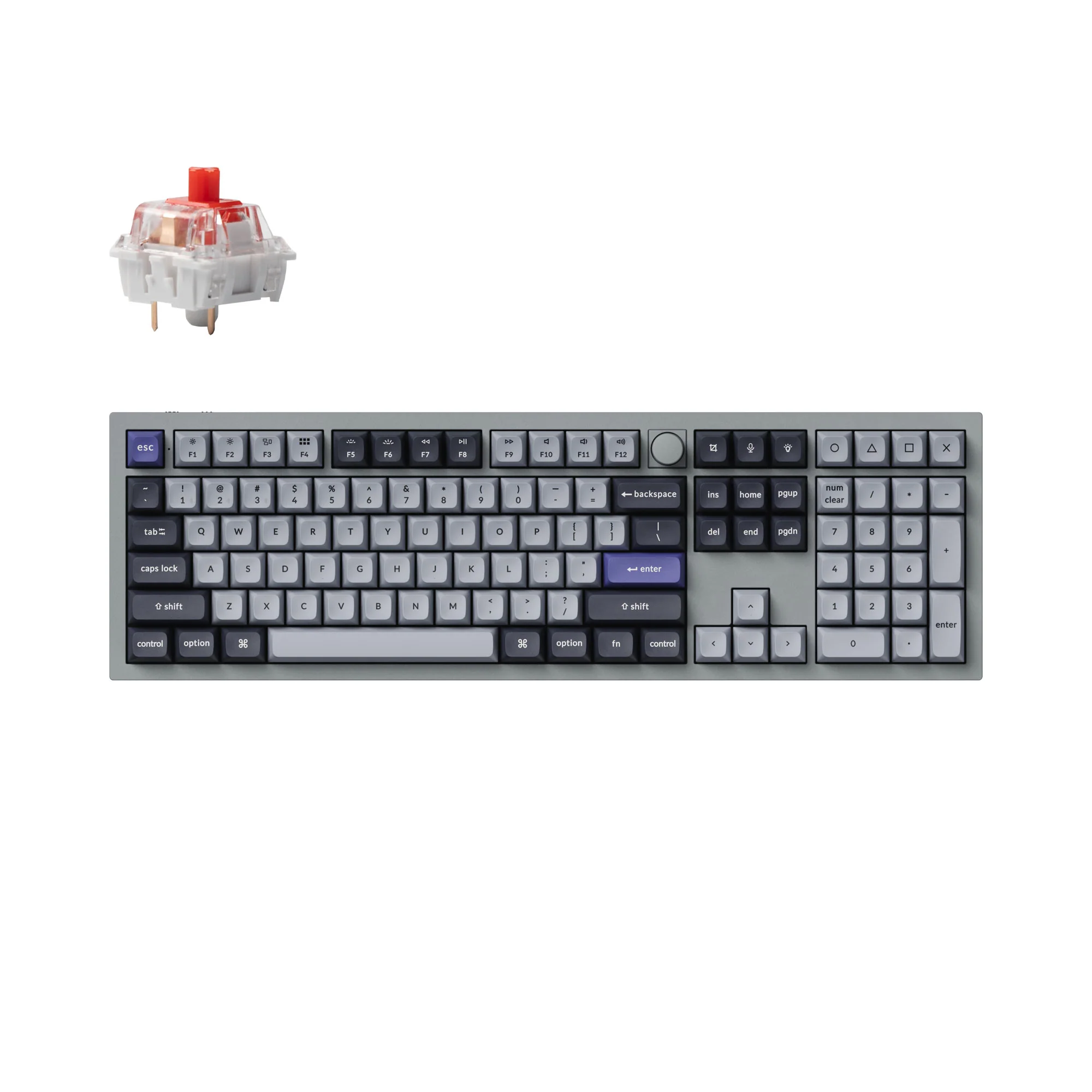 Keychron Q6 Pro QMK/VIA langaton mukautettu mekaaninen näppäimistö