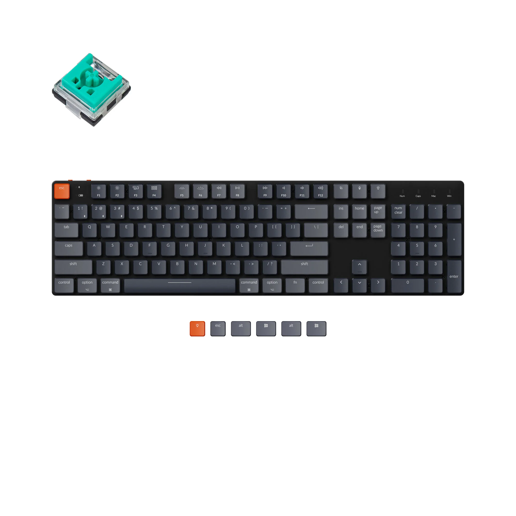 Teclado Mecânico Sem Fio Keychron K5 SE