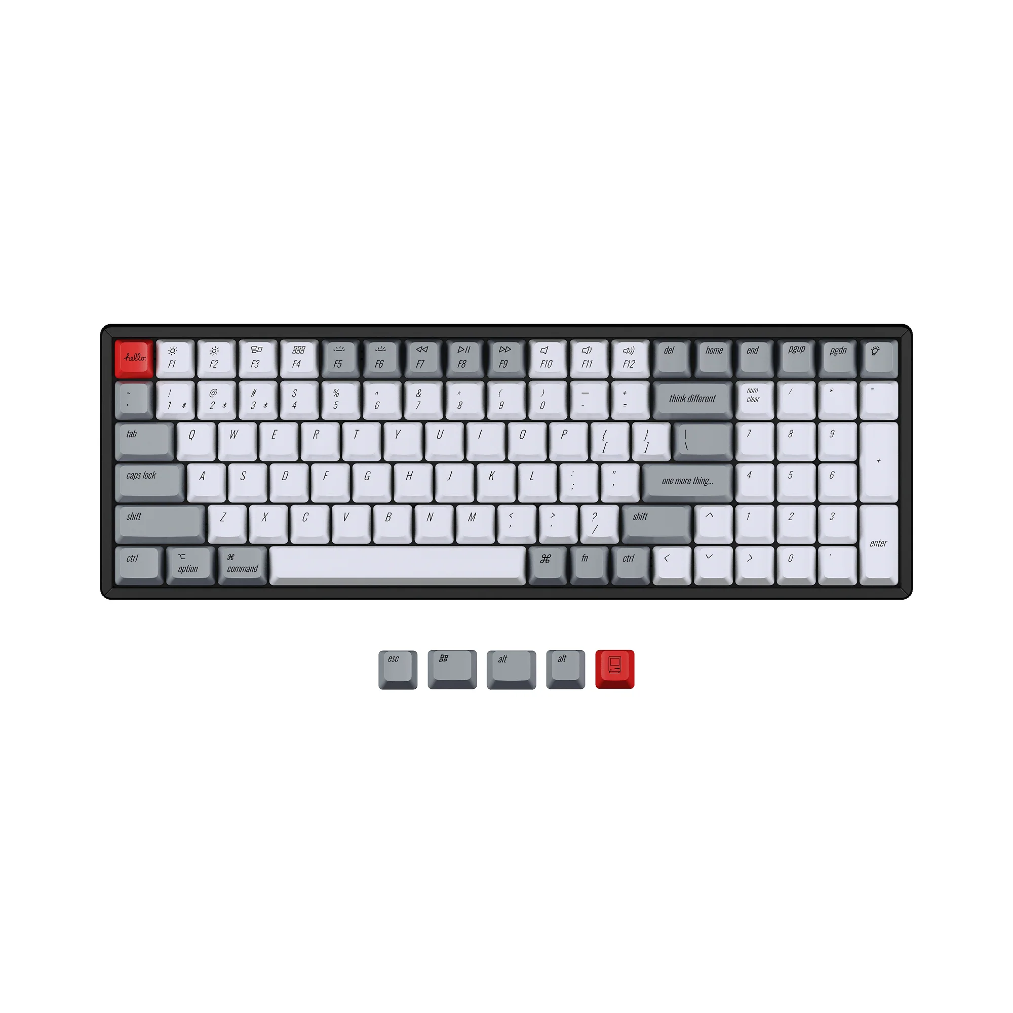 Keychron OEM Profile PBT Retro Keycap Set