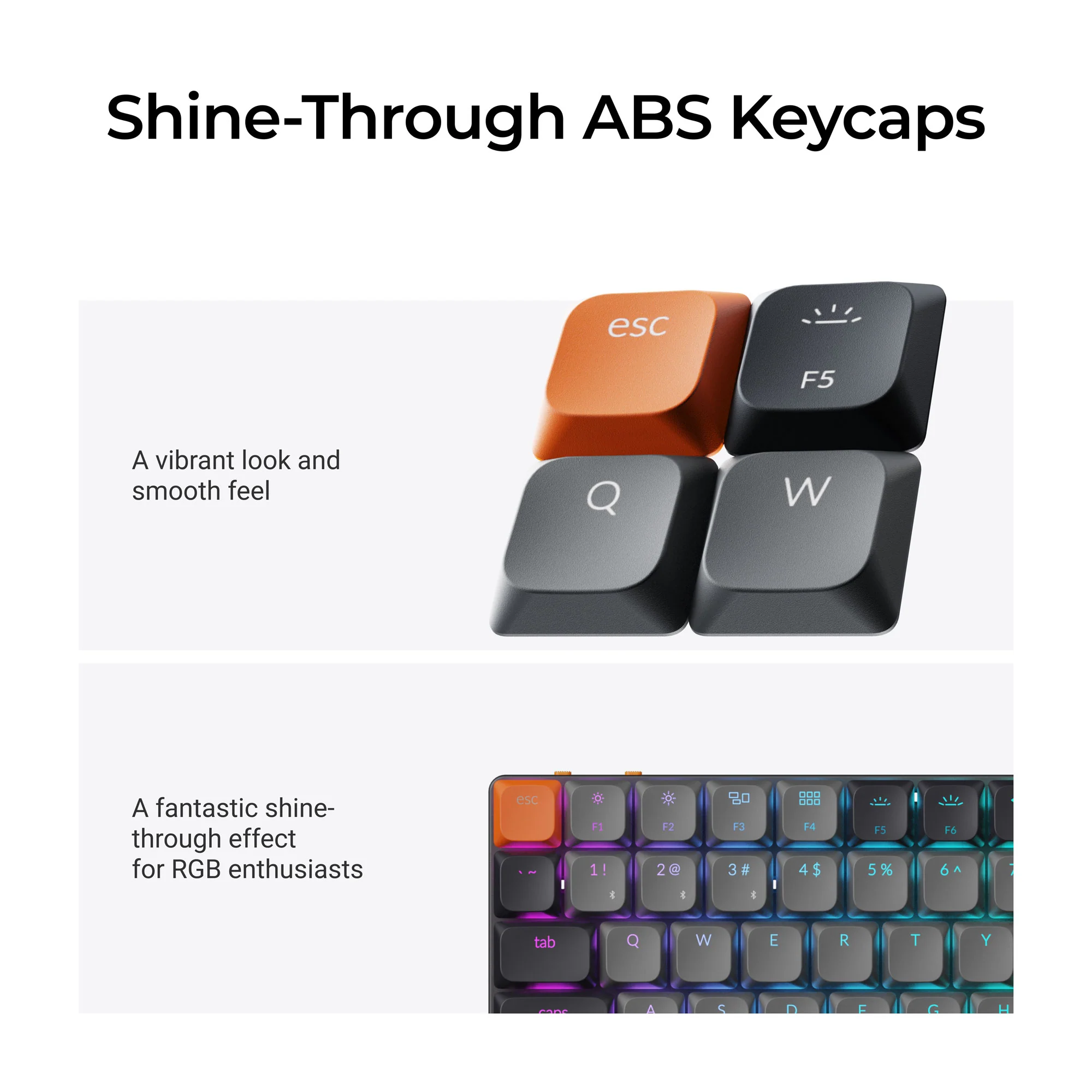 Keychron K3 QMK trådløst mekanisk tastatur (version 3)