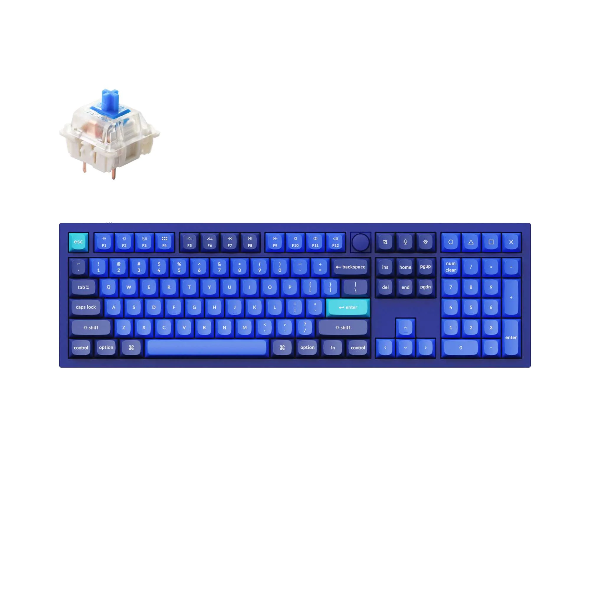 Teclado mecánico personalizado QMK Keychron Q6