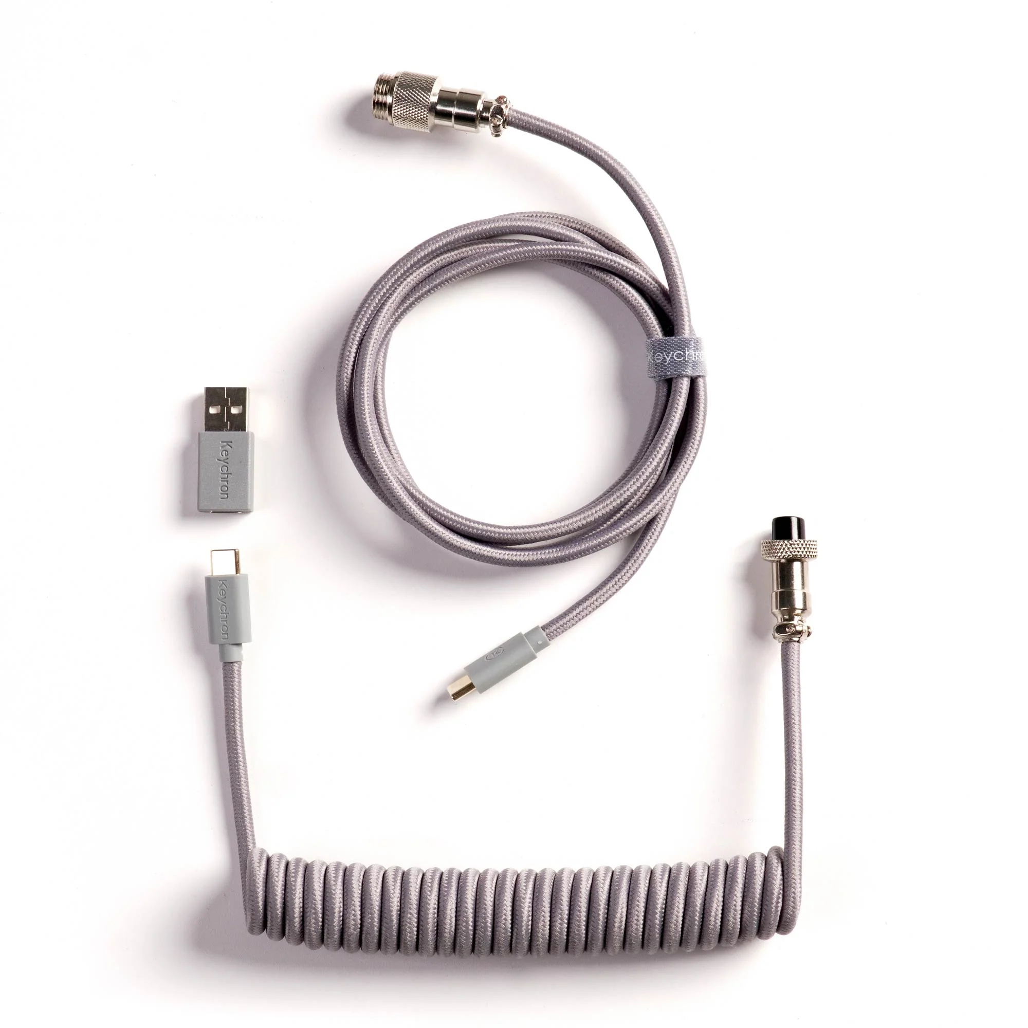 Keychron spiralformet aviator-kabel 8K