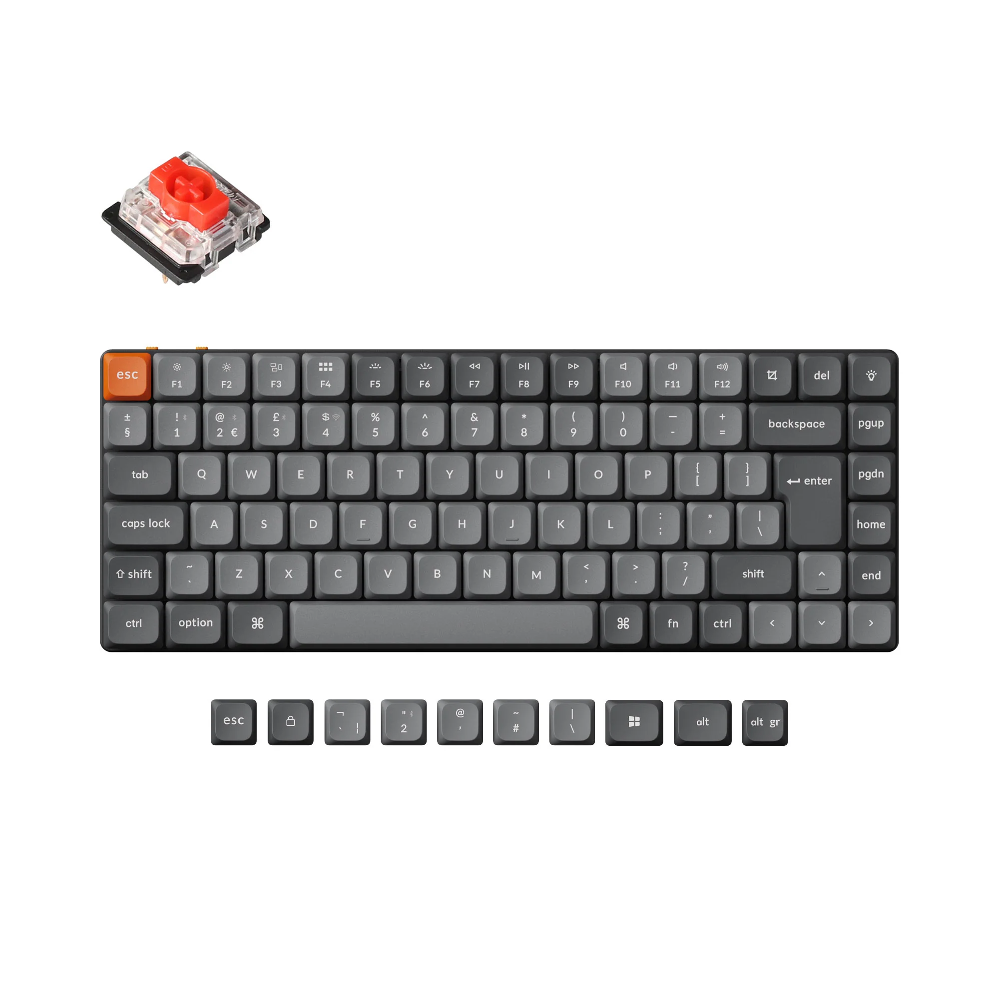Keychron K3 Max QMK/VIA Teclado mecánico inalámbrico personalizado Colección ISO