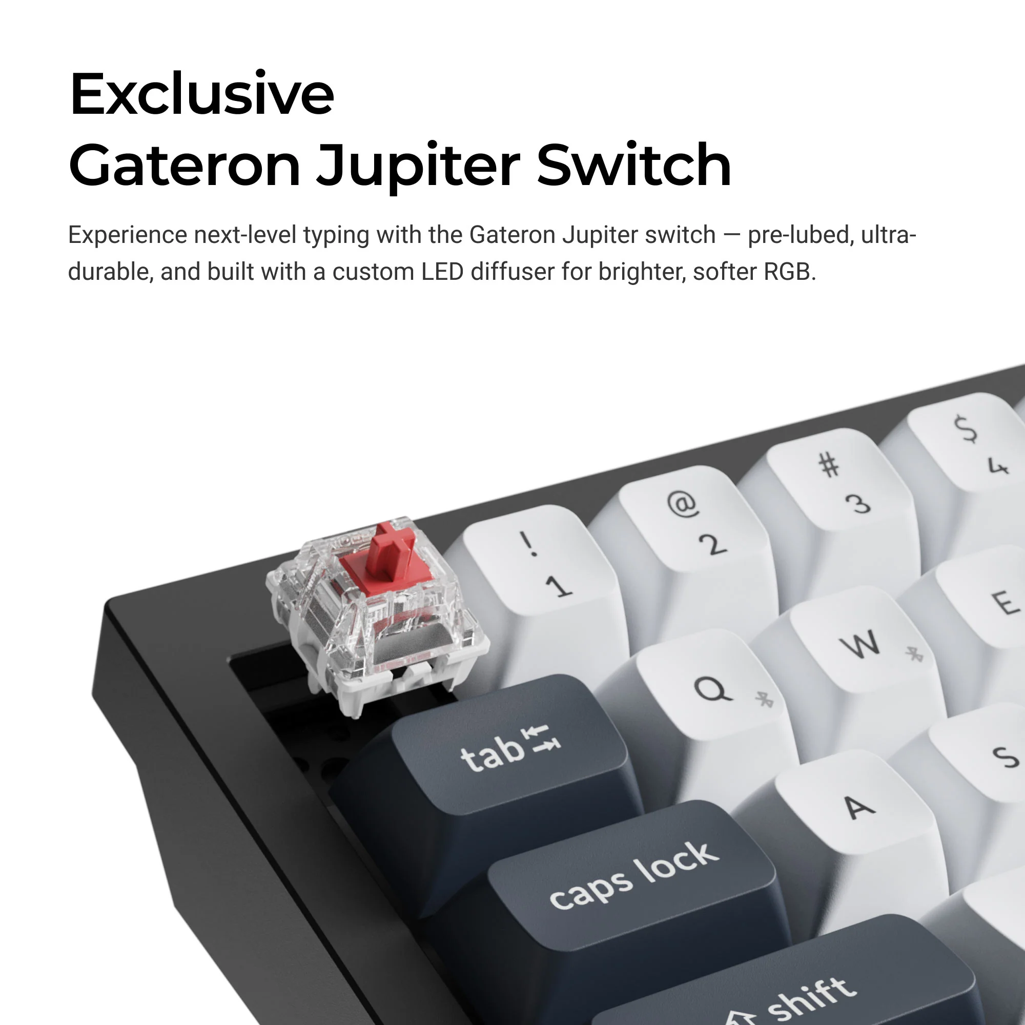 Keychron Q2 Max QMK/VIA langaton mukautettu mekaaninen näppäimistö