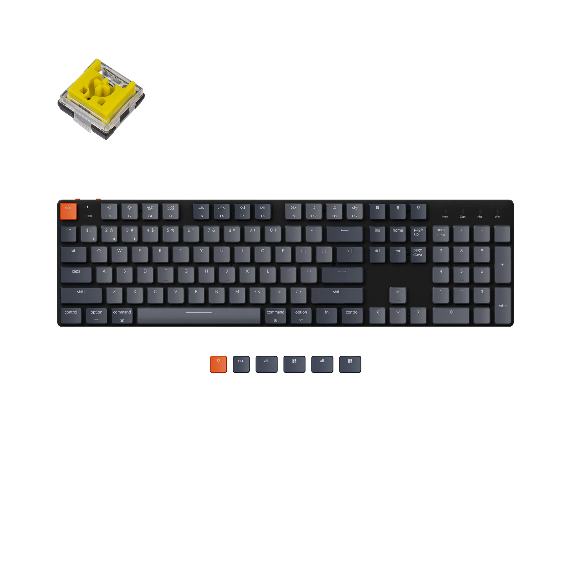 Teclado Mecânico Sem Fio Keychron K5 SE