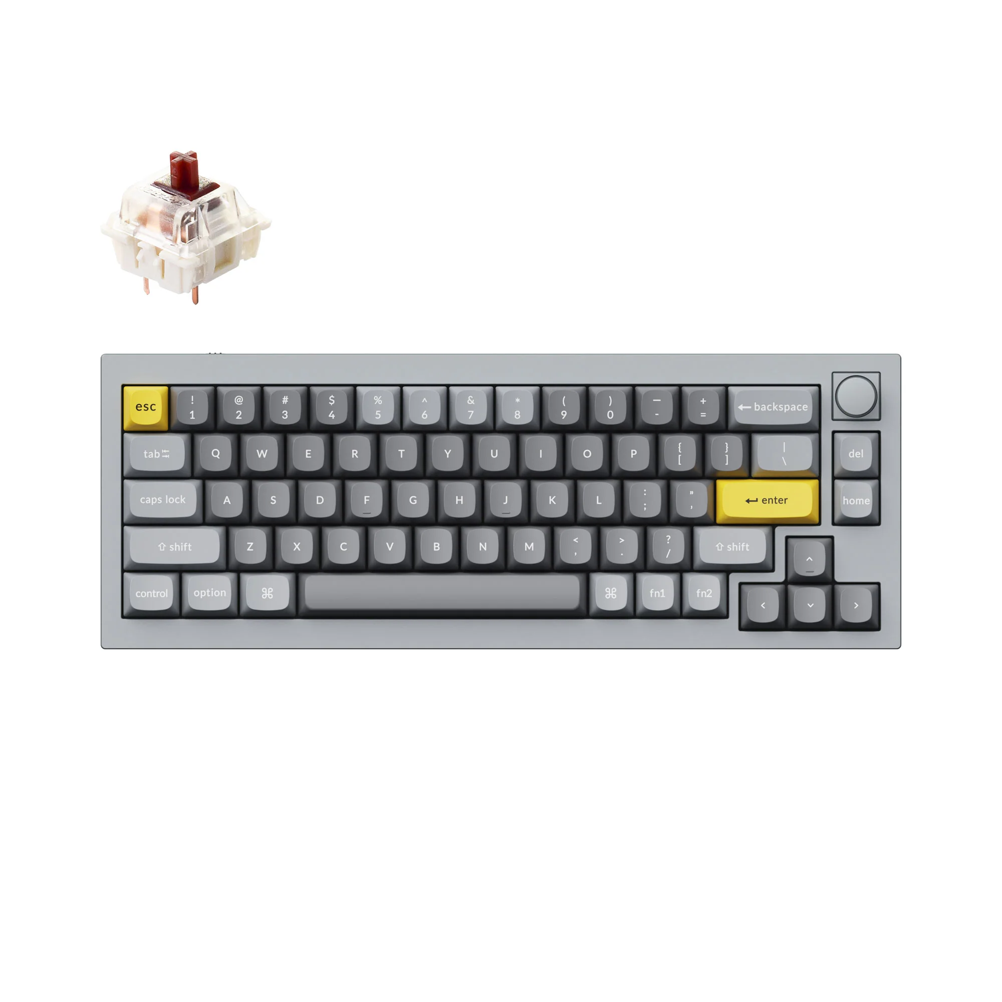 Teclado Mecânico Customizado QMK Keychron Q2