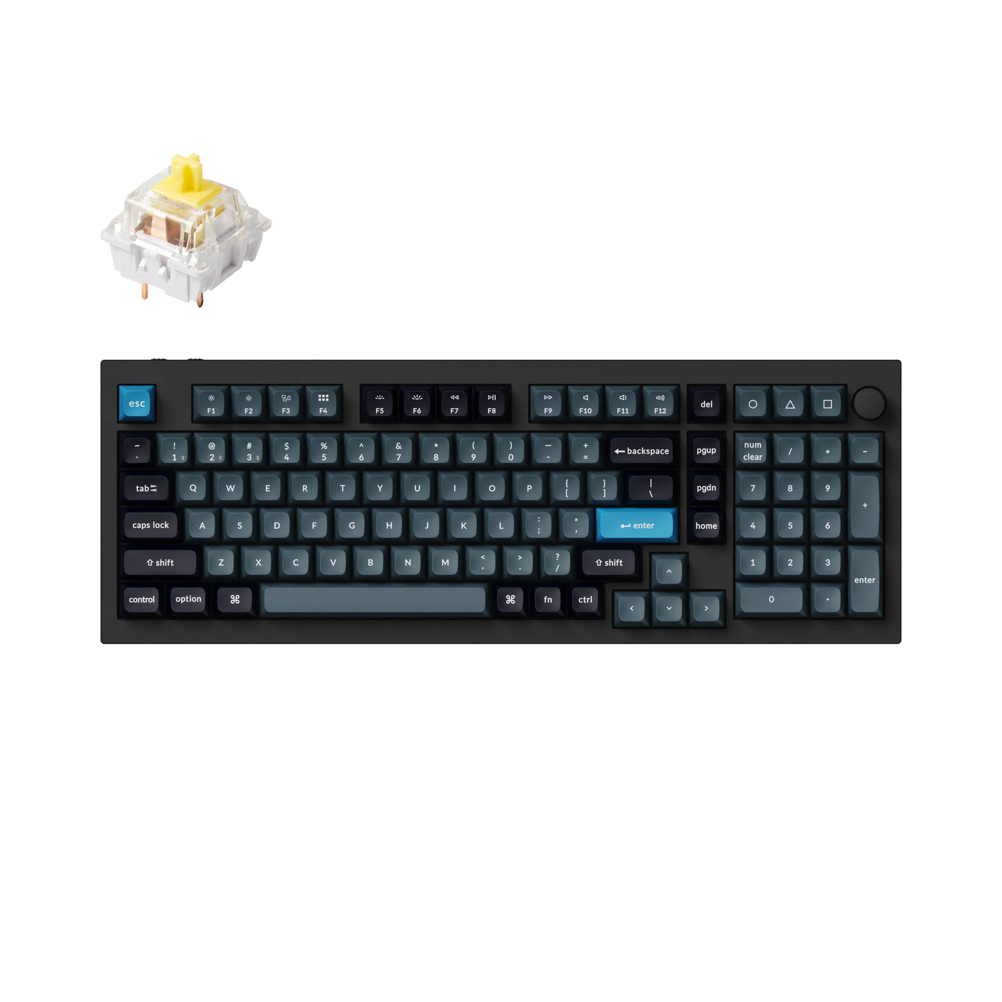 Keychron Q5 Pro QMK/VIA Kabellose mechanische Custom-Tastatur