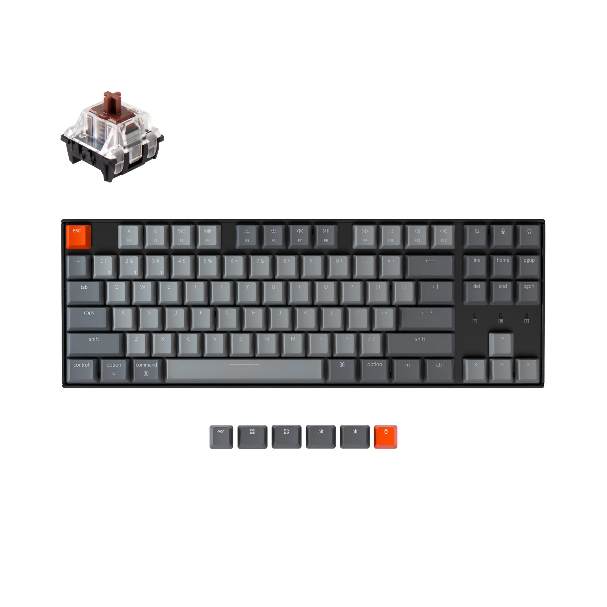 Teclado mecánico inalámbrico Keychron K8