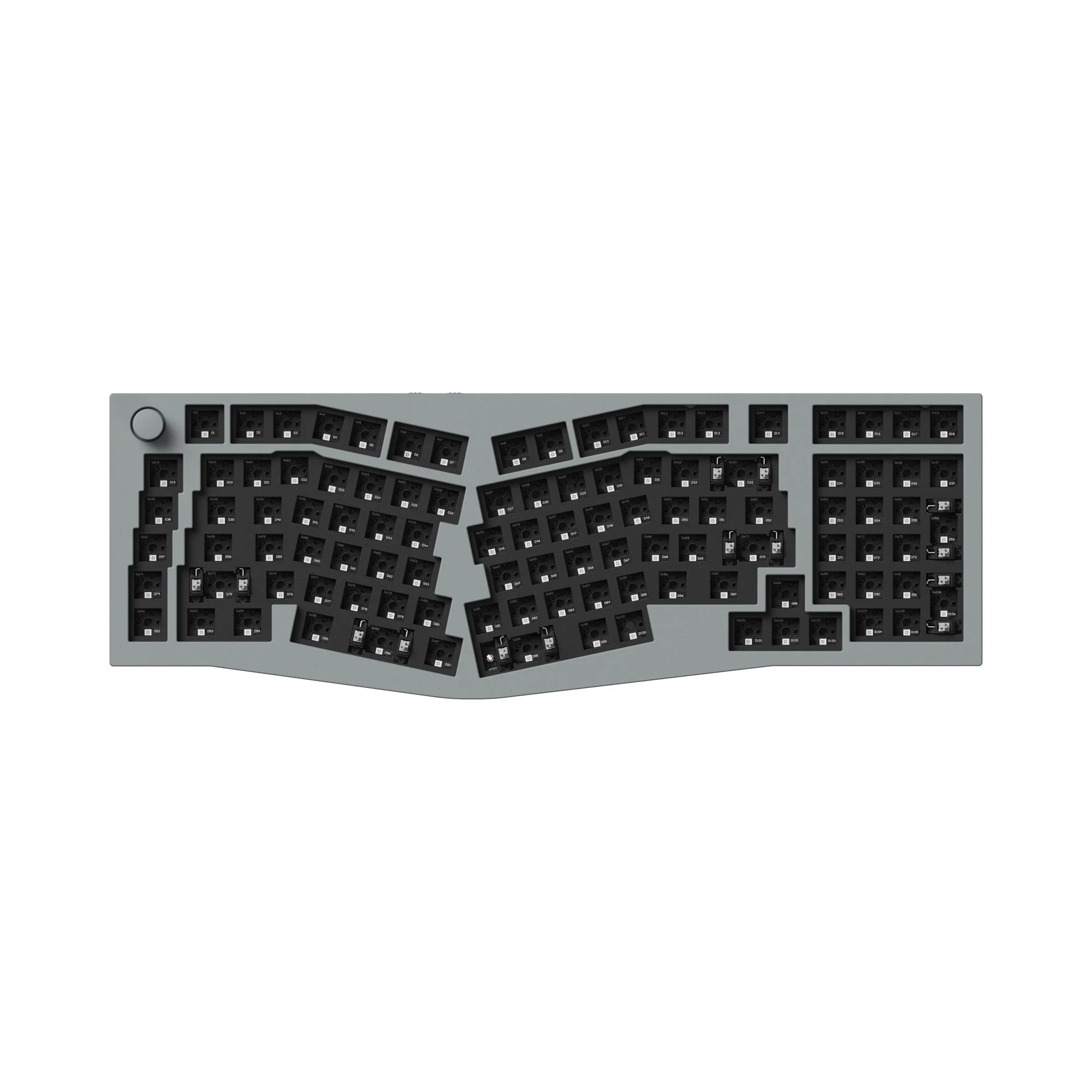 Teclado Mecânico Personalizado Sem Fio Keychron Q13 Pro (Layout Alice) QMK/VIA