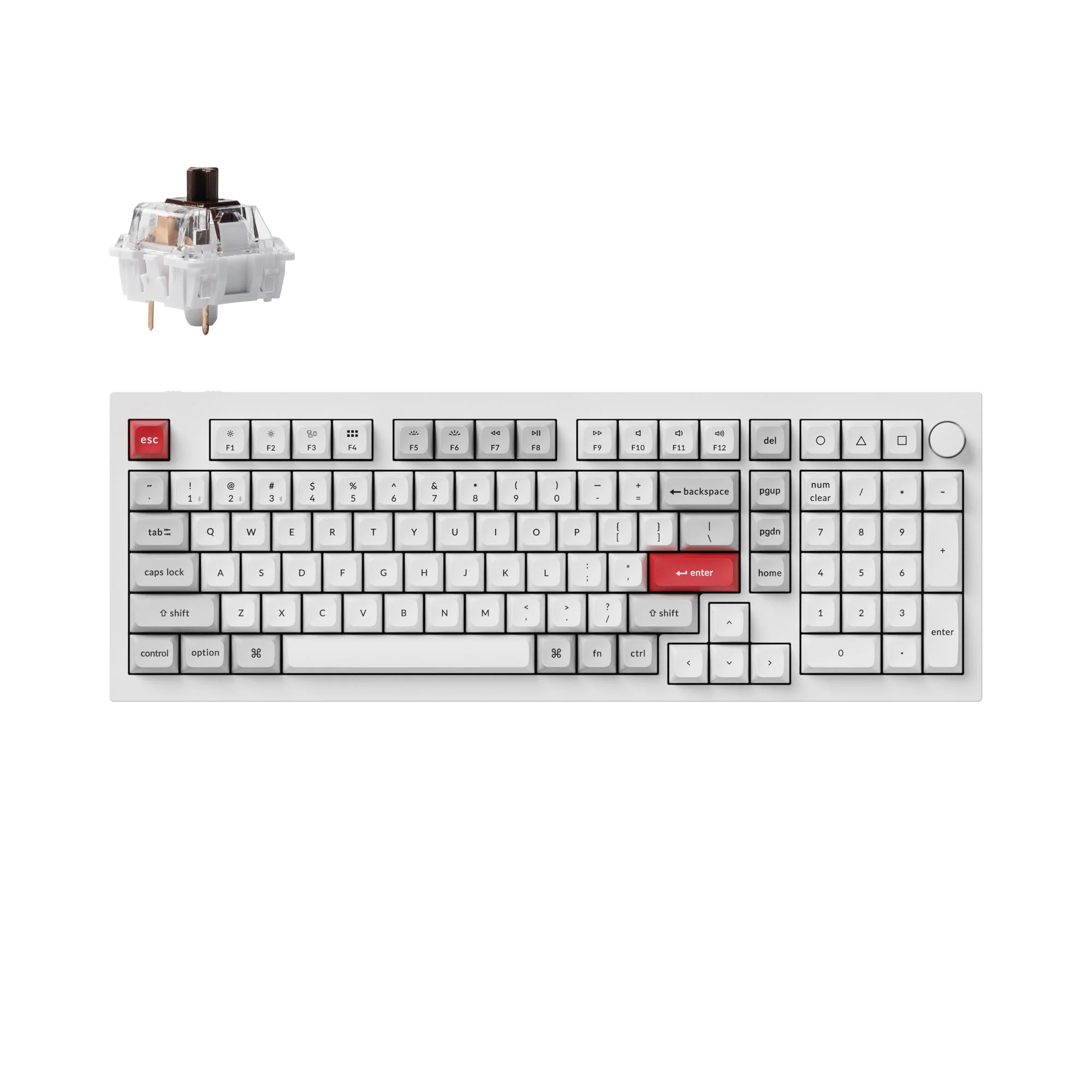 Keychron Q5 Pro QMK/VIA Kabellose mechanische Custom-Tastatur