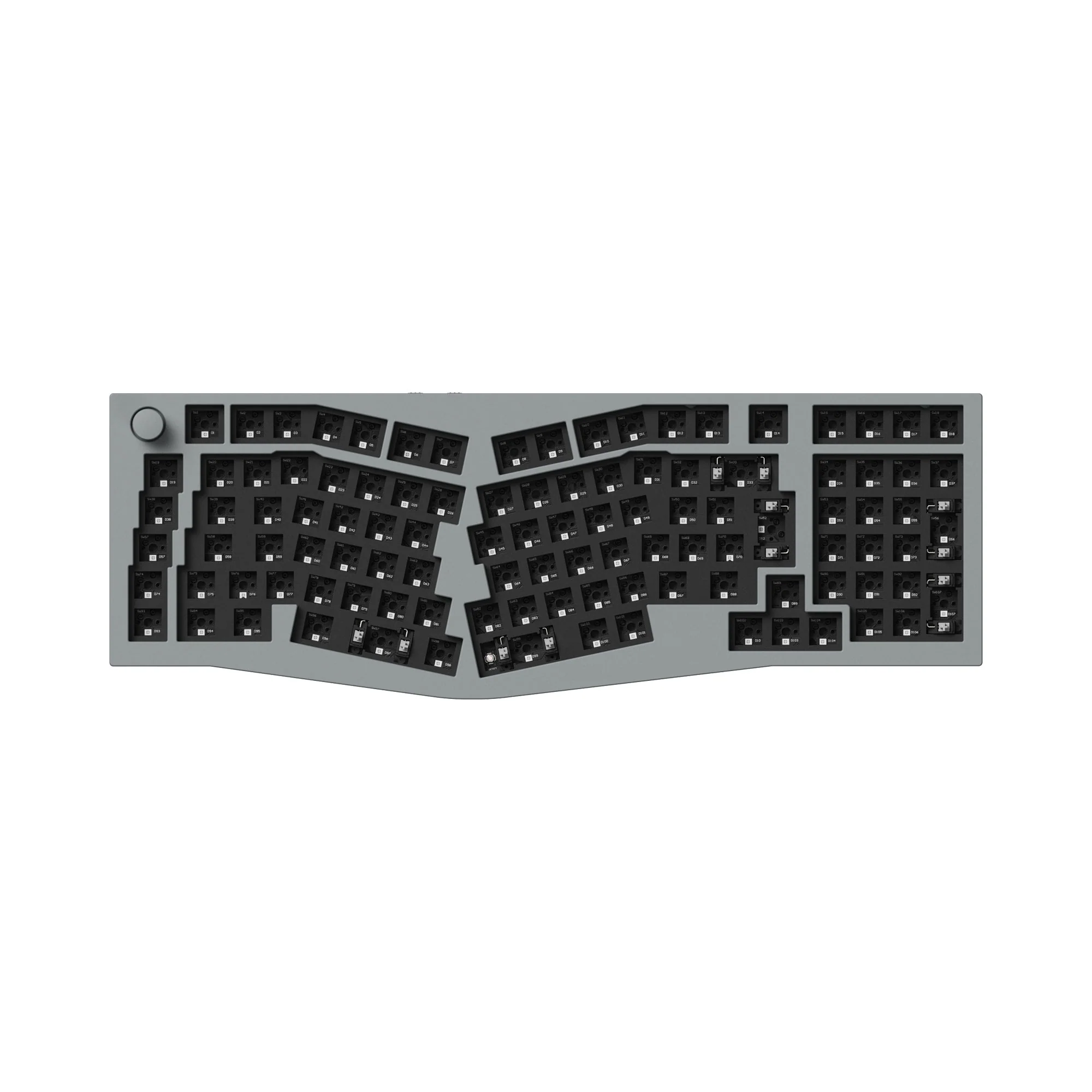 Teclado Mecânico Personalizado Sem Fio Keychron Q13 Pro (Layout Alice) QMK/VIA