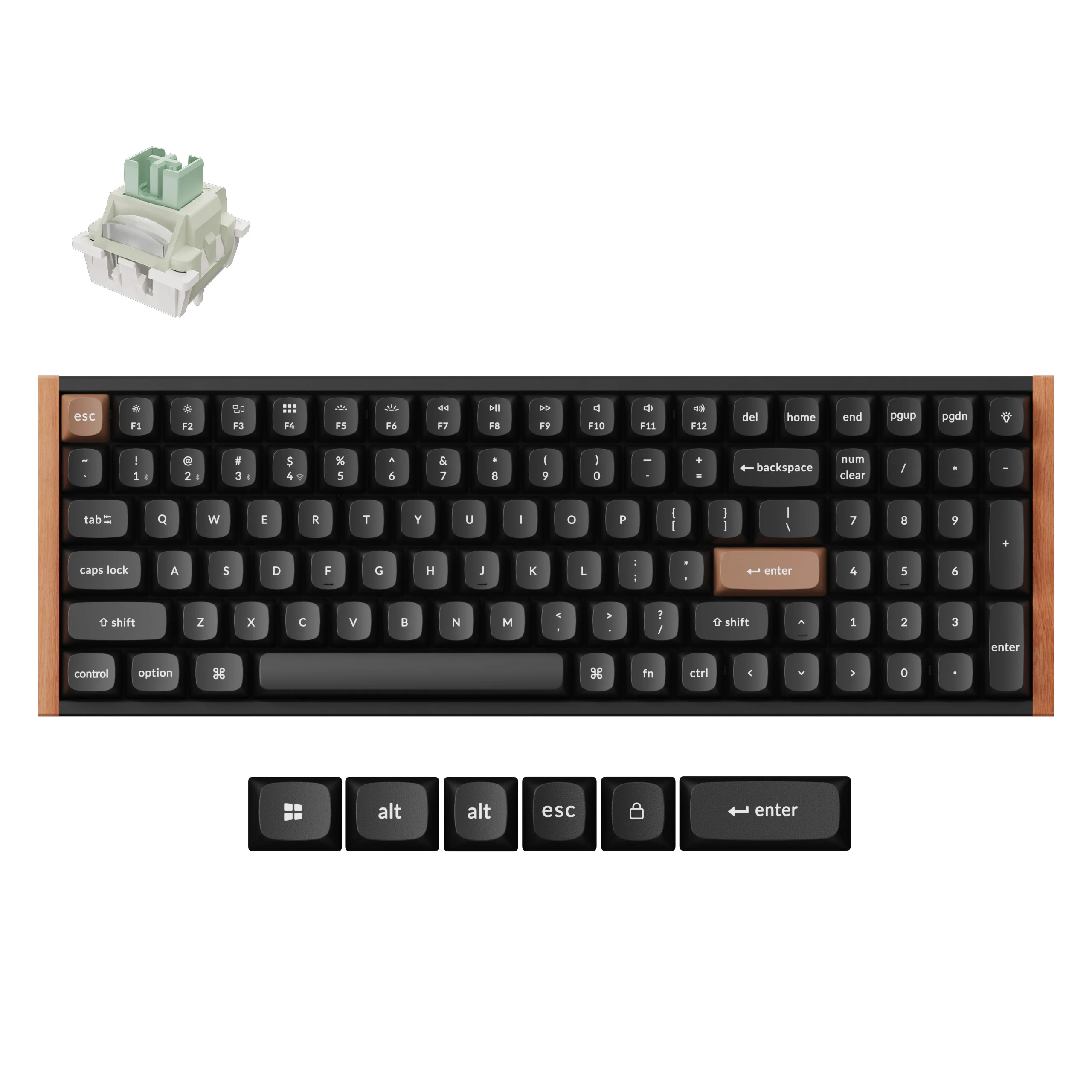 Keychron K4 HE langaton magneettikytkimellinen custom-näppäimistö