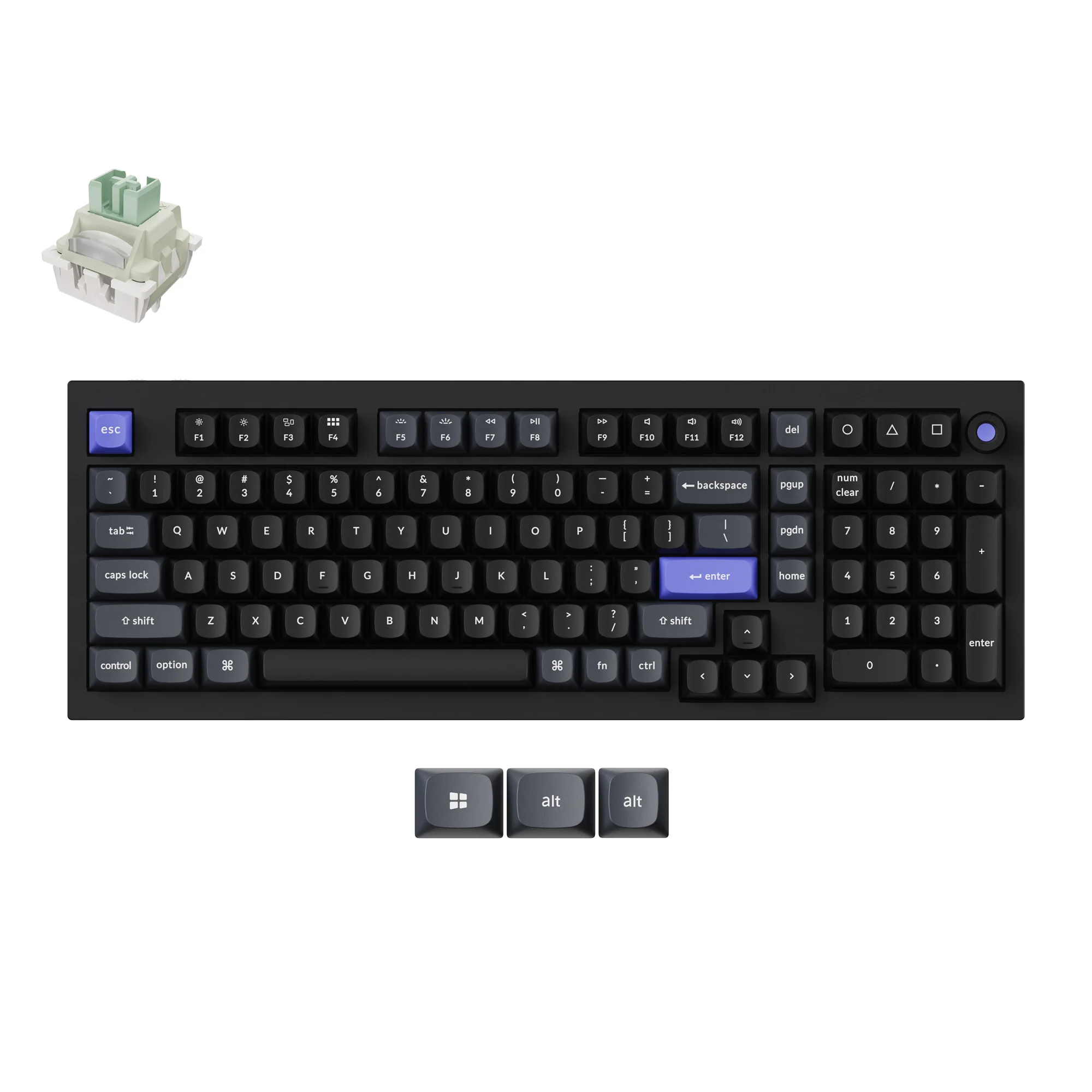 Teclado com interruptores magnéticos Keychron Q5 HE 8K