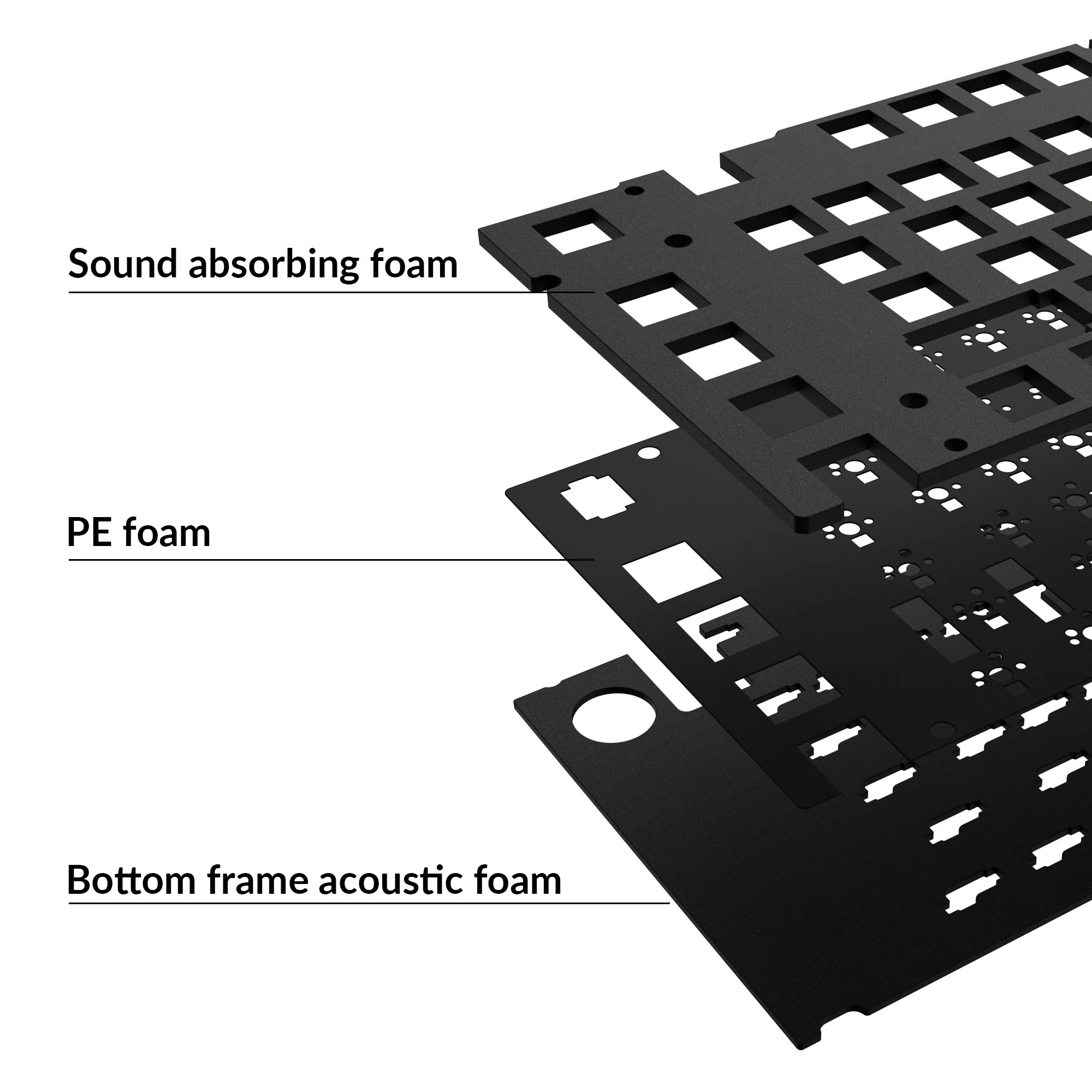 Keychron Q3 Pro SE kit de mejora acústica