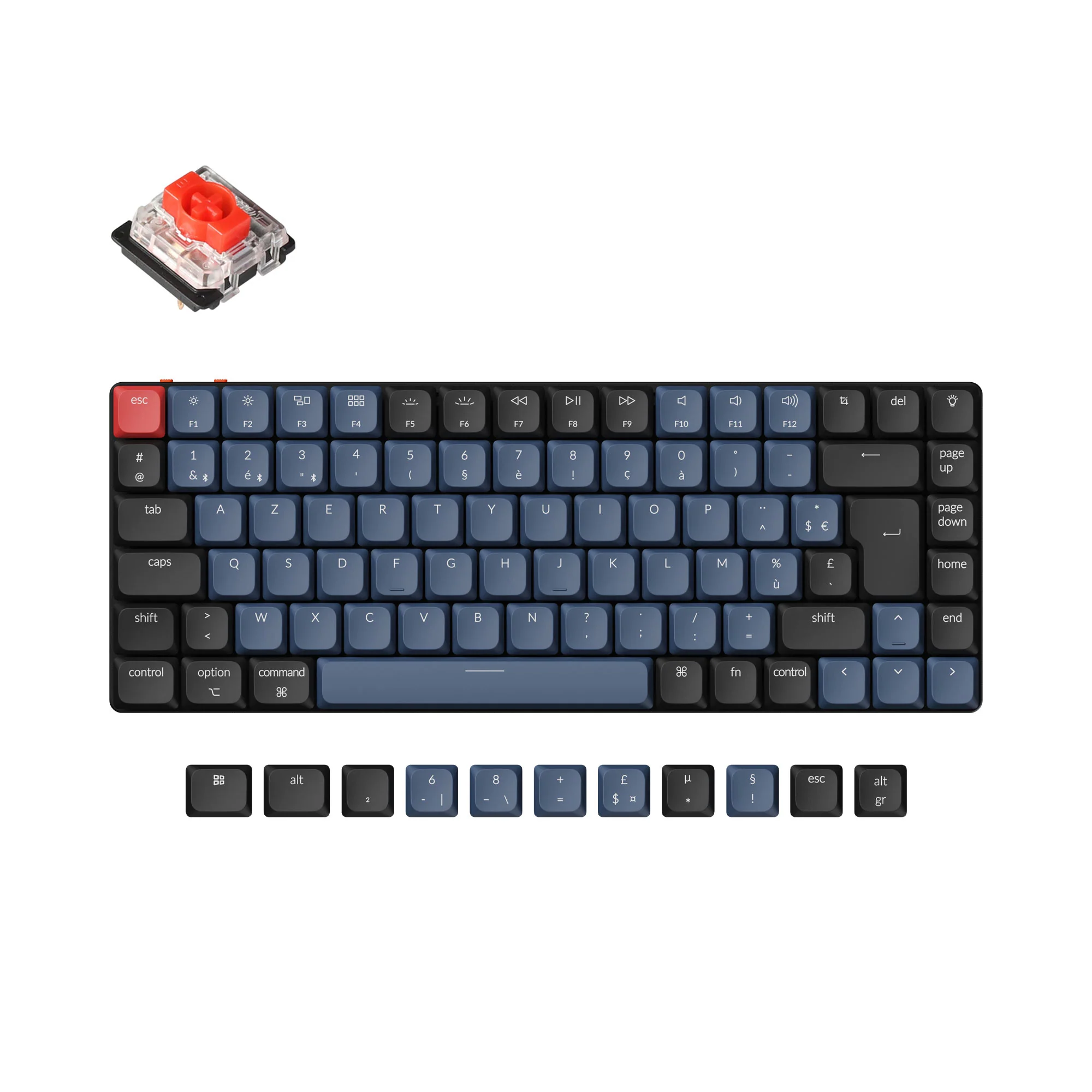 Keychron K3 Pro QMK/VIA Teclado mecánico inalámbrico - Colección de diseño ISO