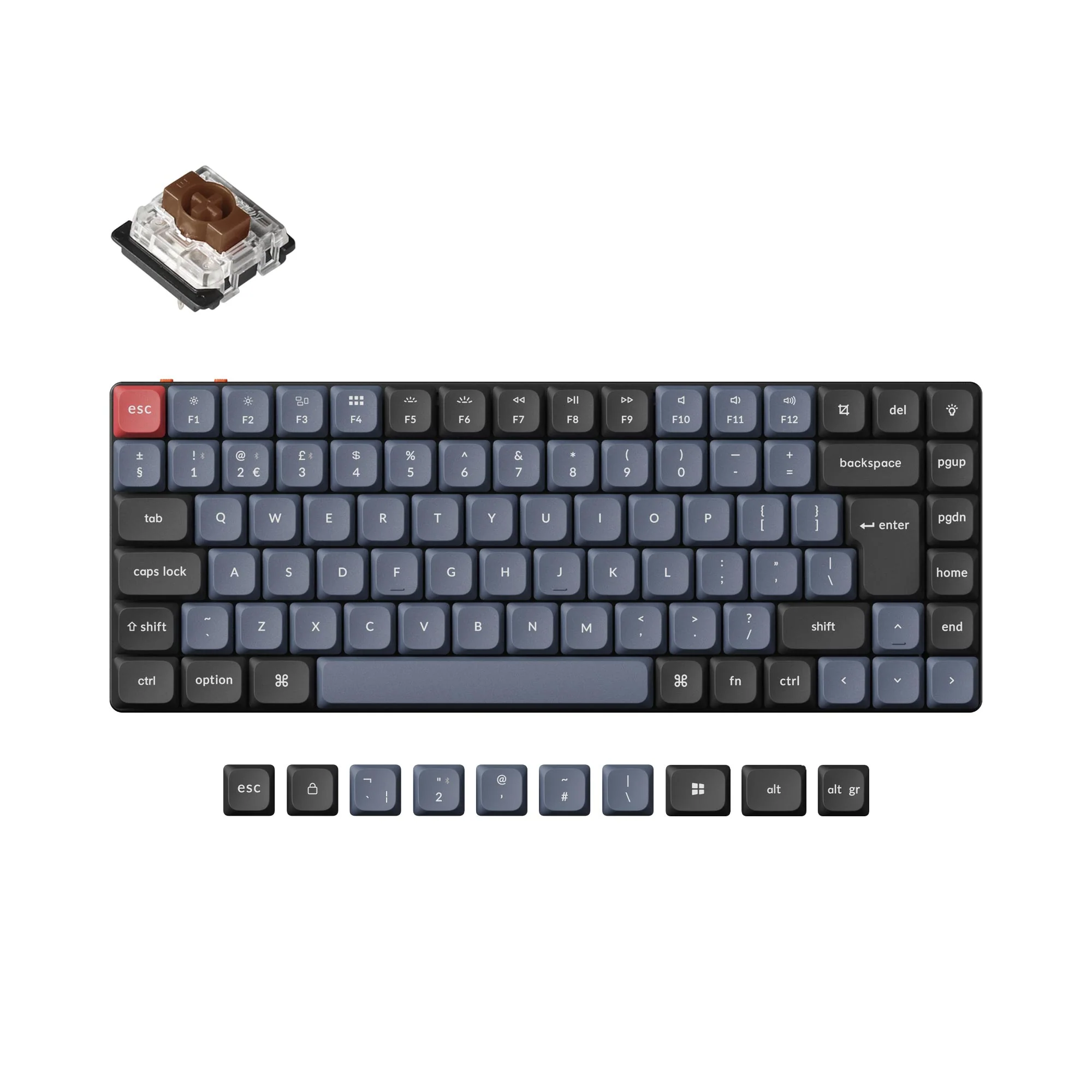 Keychron K3 Pro QMK/VIA Teclado mecánico inalámbrico - Colección de diseño ISO