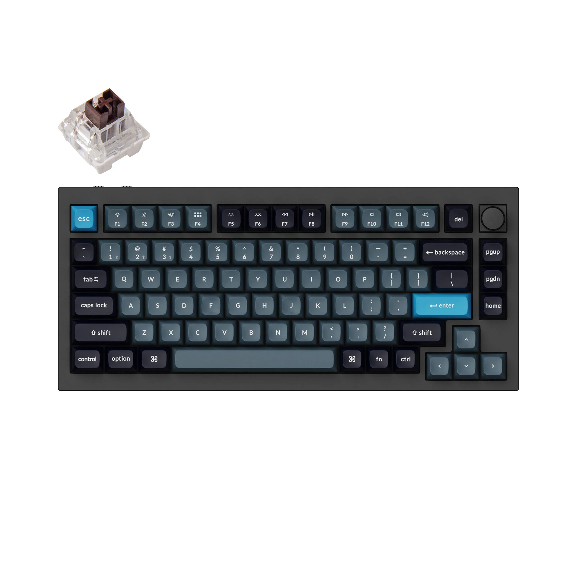 Keychron Q1 Pro QMK/VIA Teclado Mecânico Personalizado Sem Fio