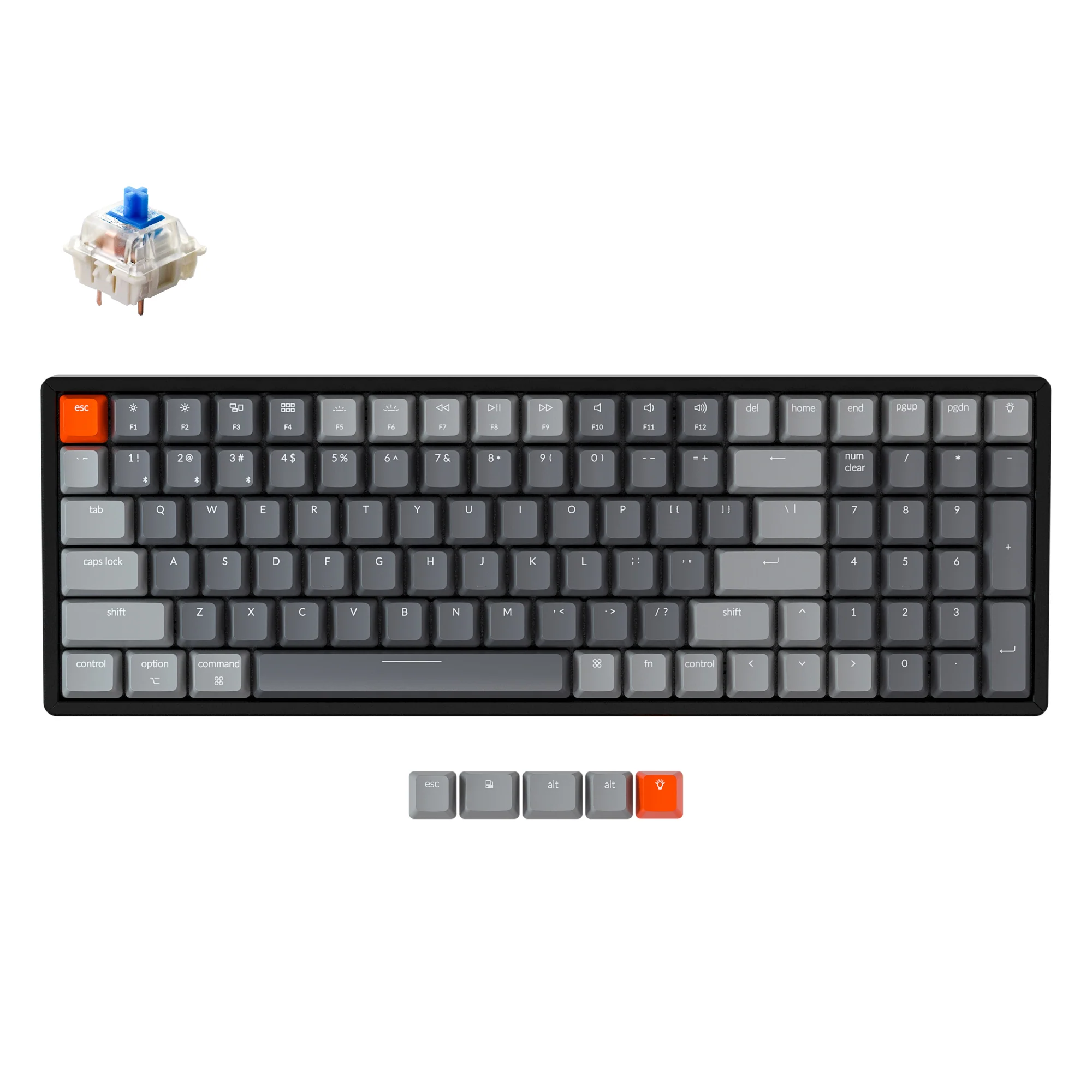Teclado mecánico inalámbrico Keychron K4 (Versión 2)