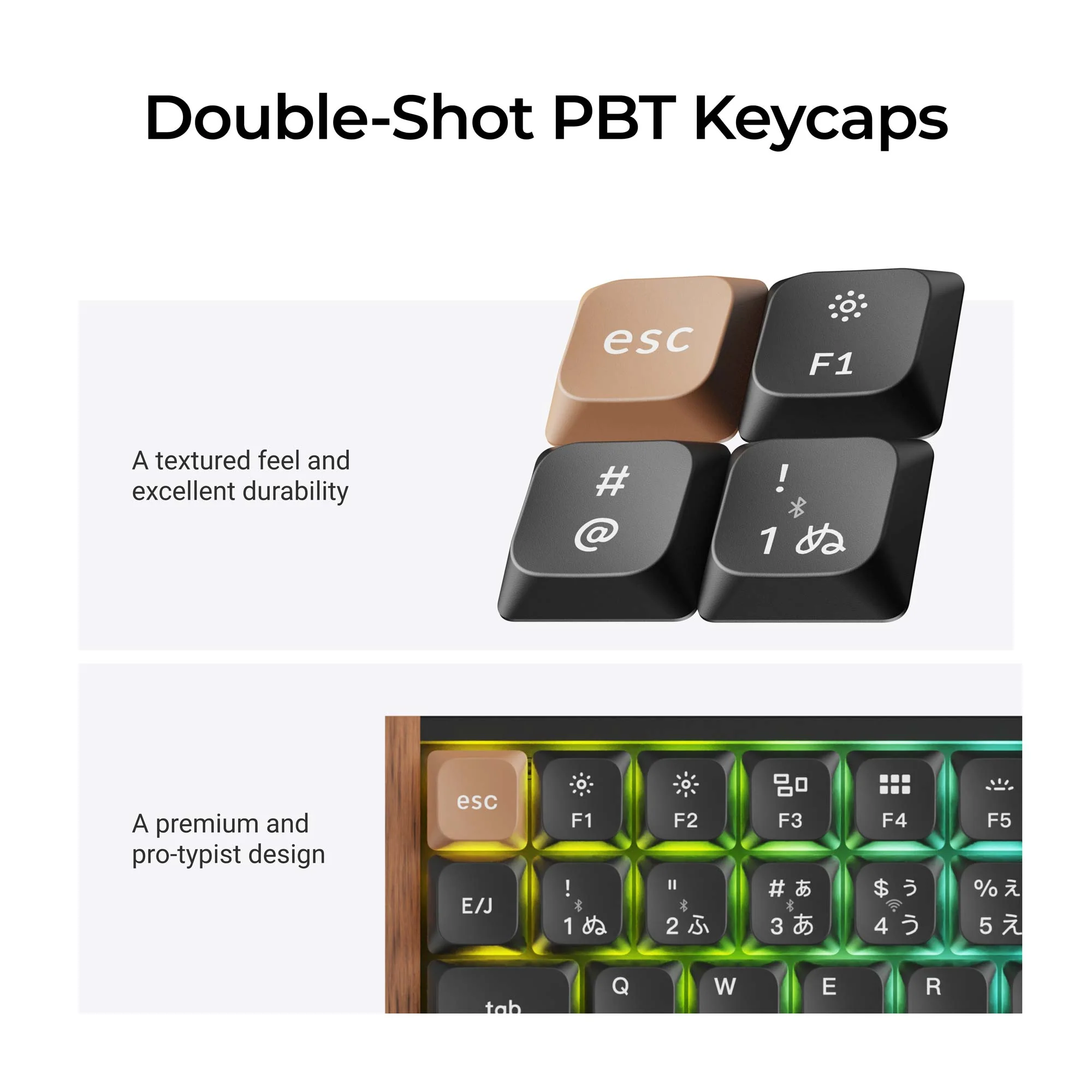 Keychron K3 HE langaton magneettikytkinnäppäimistö (Japanin JIS-asettelu)