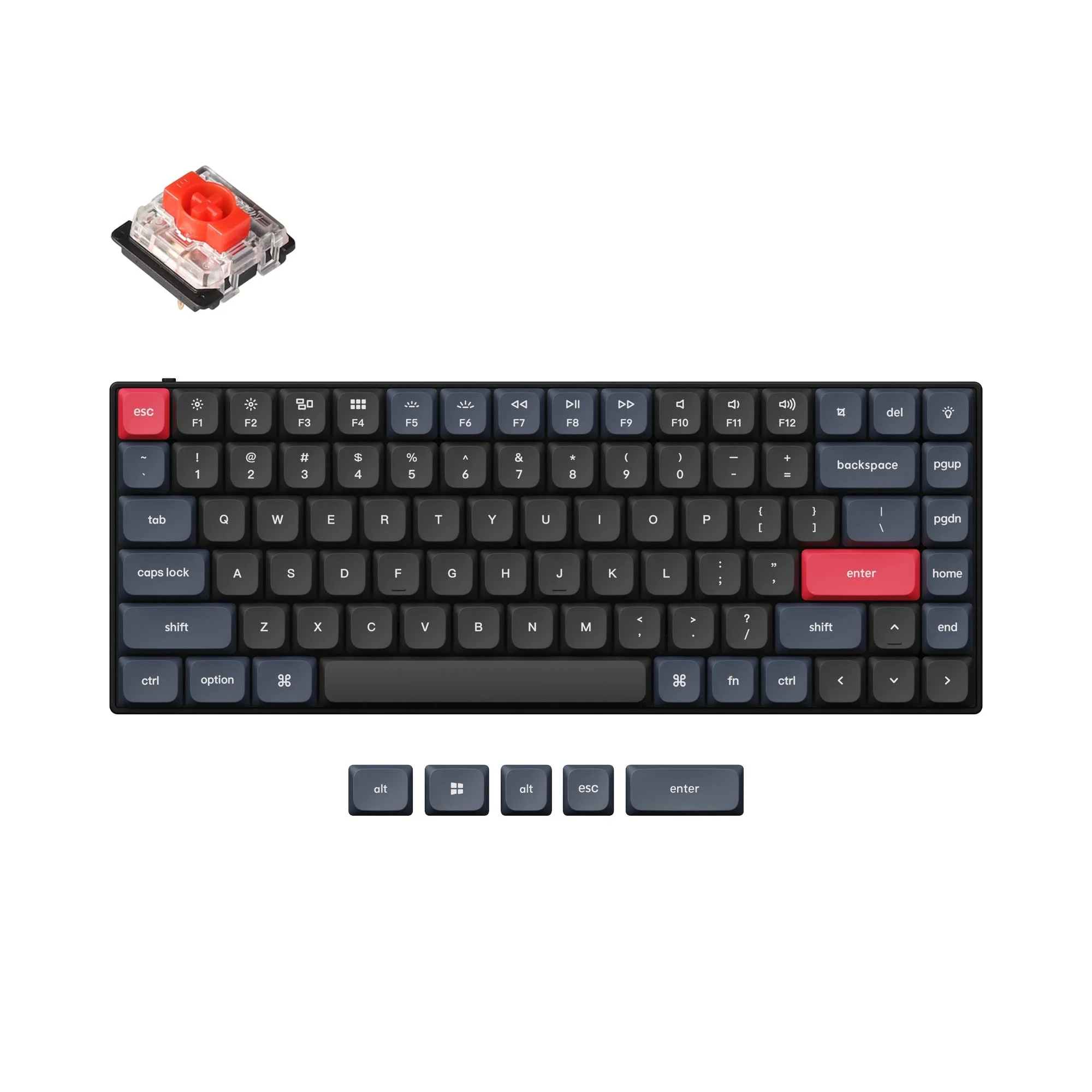 Teclado Mecânico Personalizado QMK Keychron S1