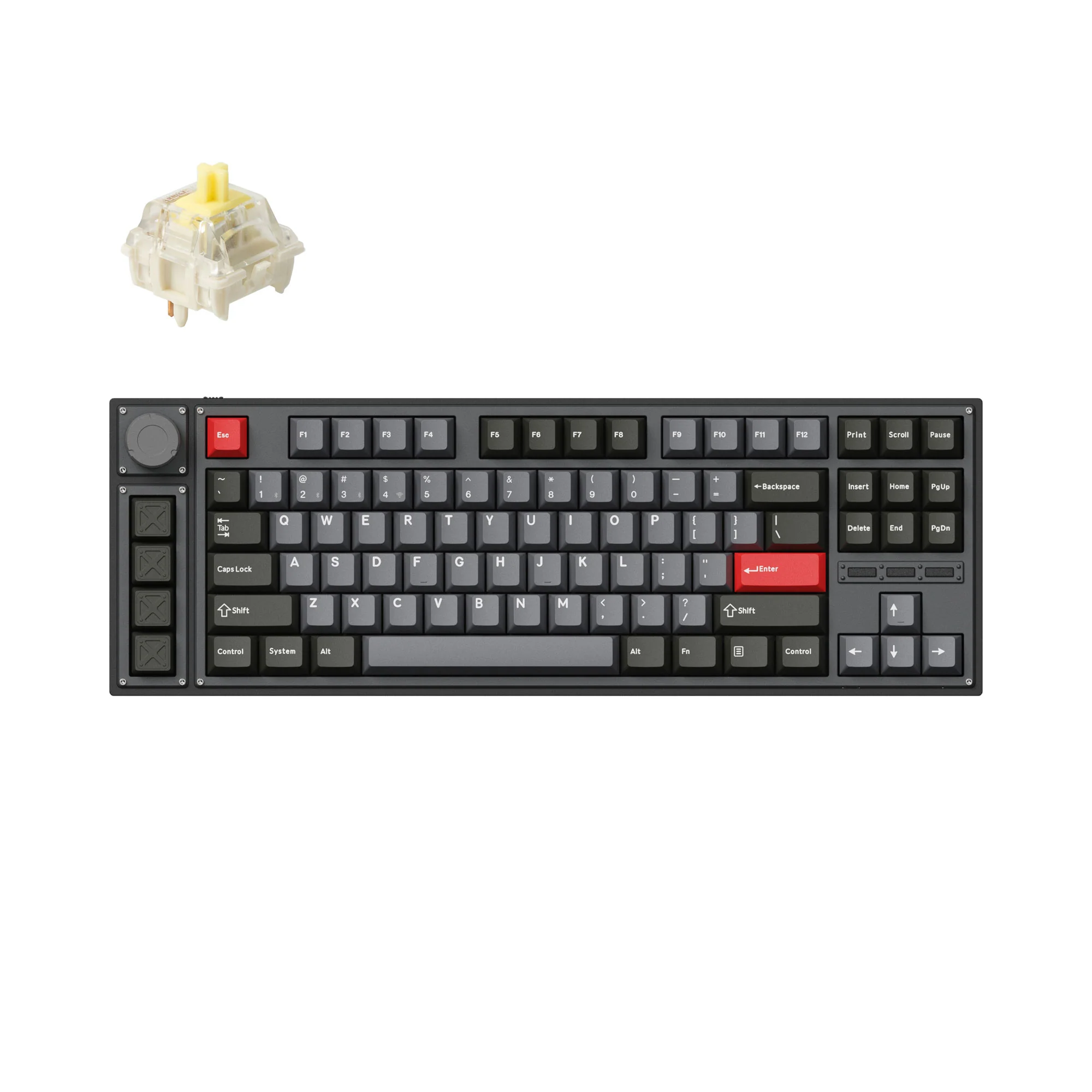 Teclado Mecânico Personalizado Sem Fio Lemokey L3 QMK/VIA