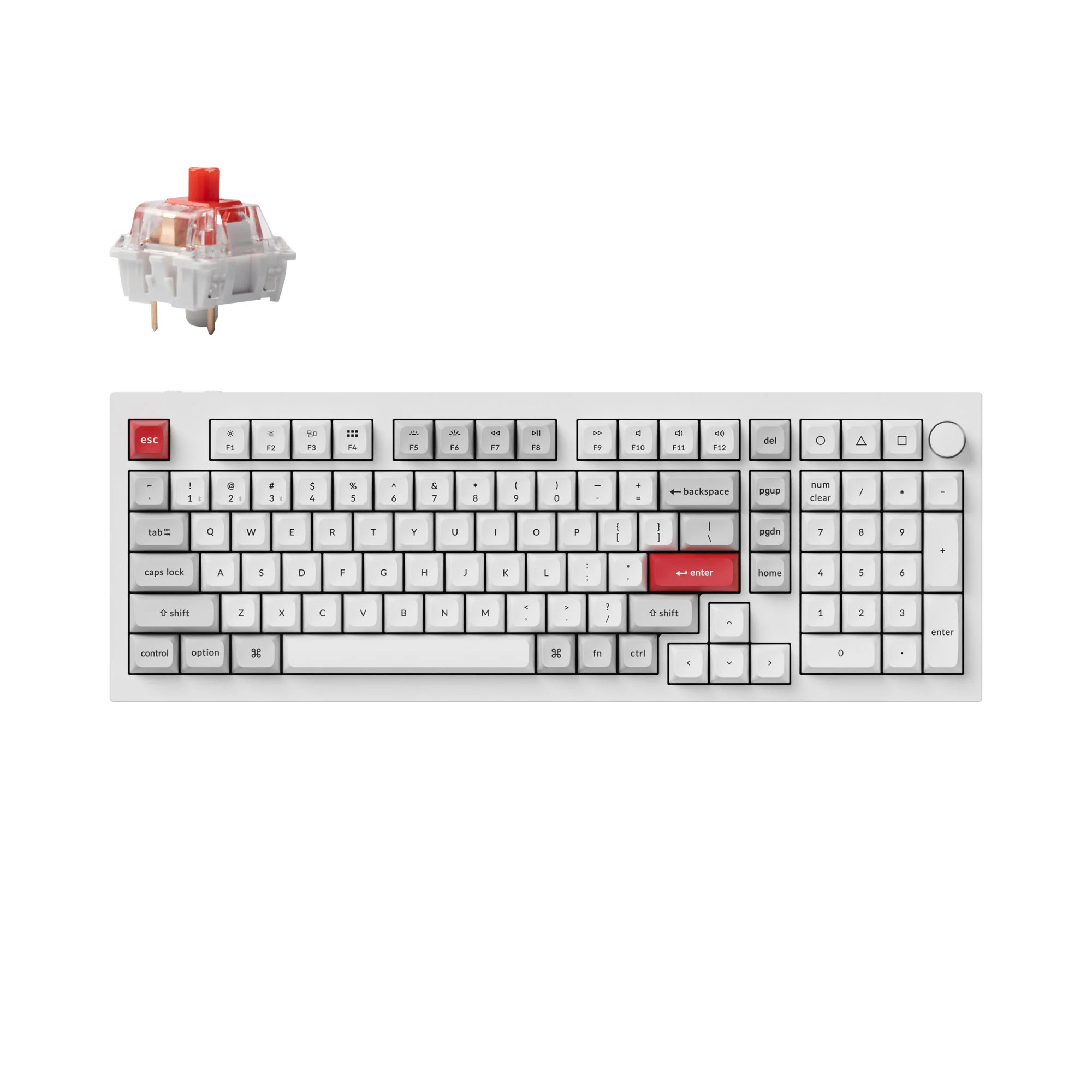 Keychron Q5 Pro QMK/VIA Kabellose mechanische Custom-Tastatur