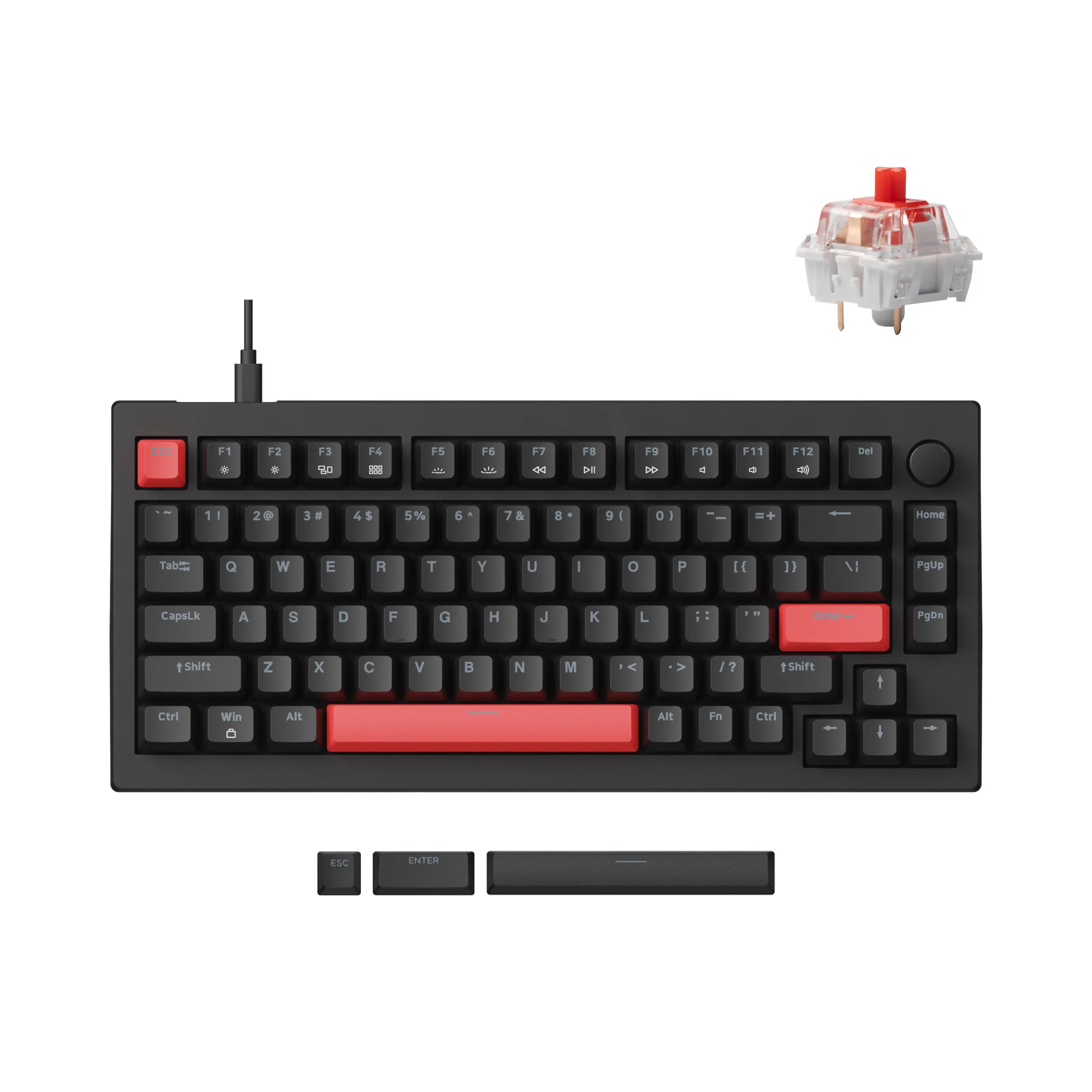 Lemokey X4 QMK Bedraad Mechanisch Toetsenbord
