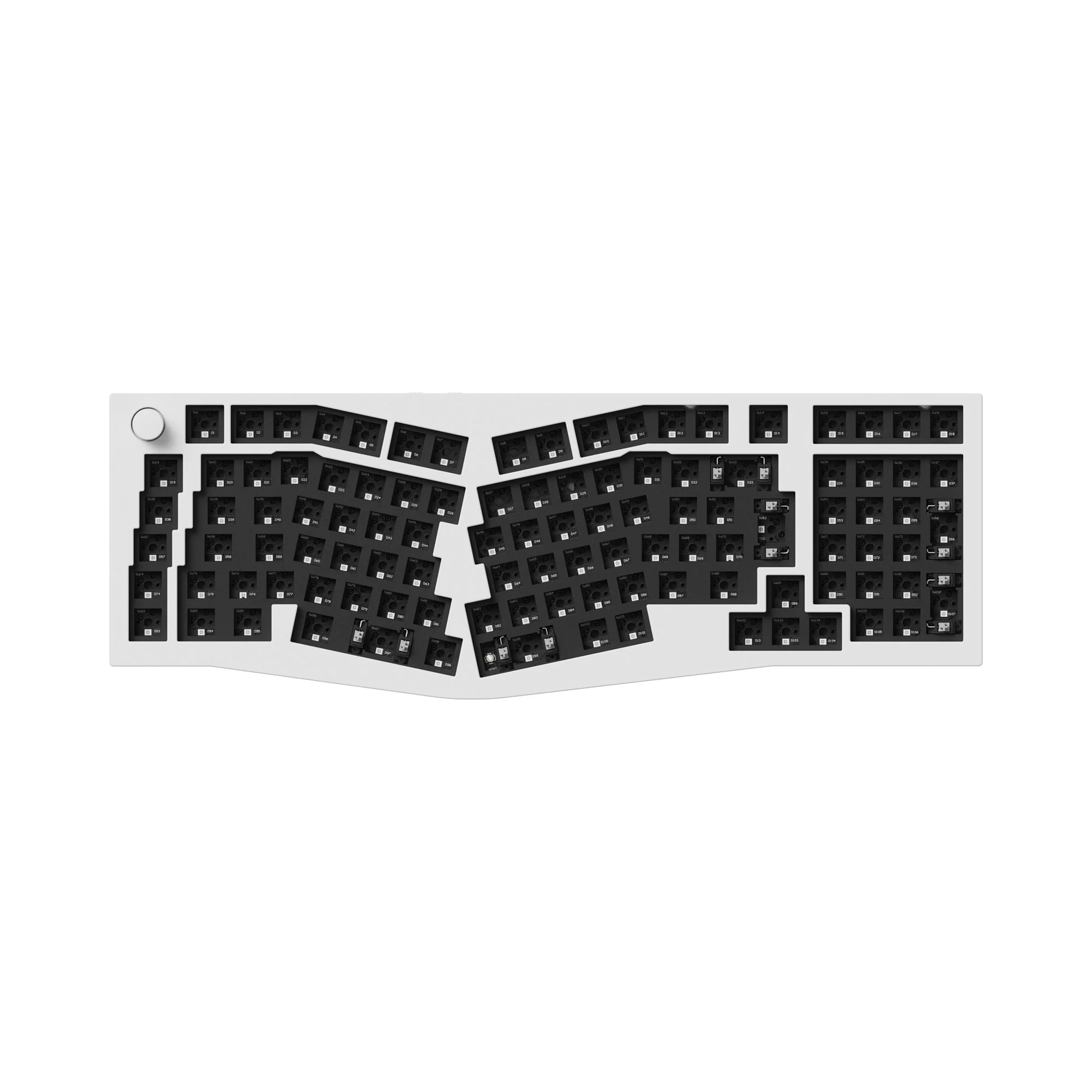 Teclado Mecânico Personalizado Sem Fio Keychron Q13 Pro (Layout Alice) QMK/VIA