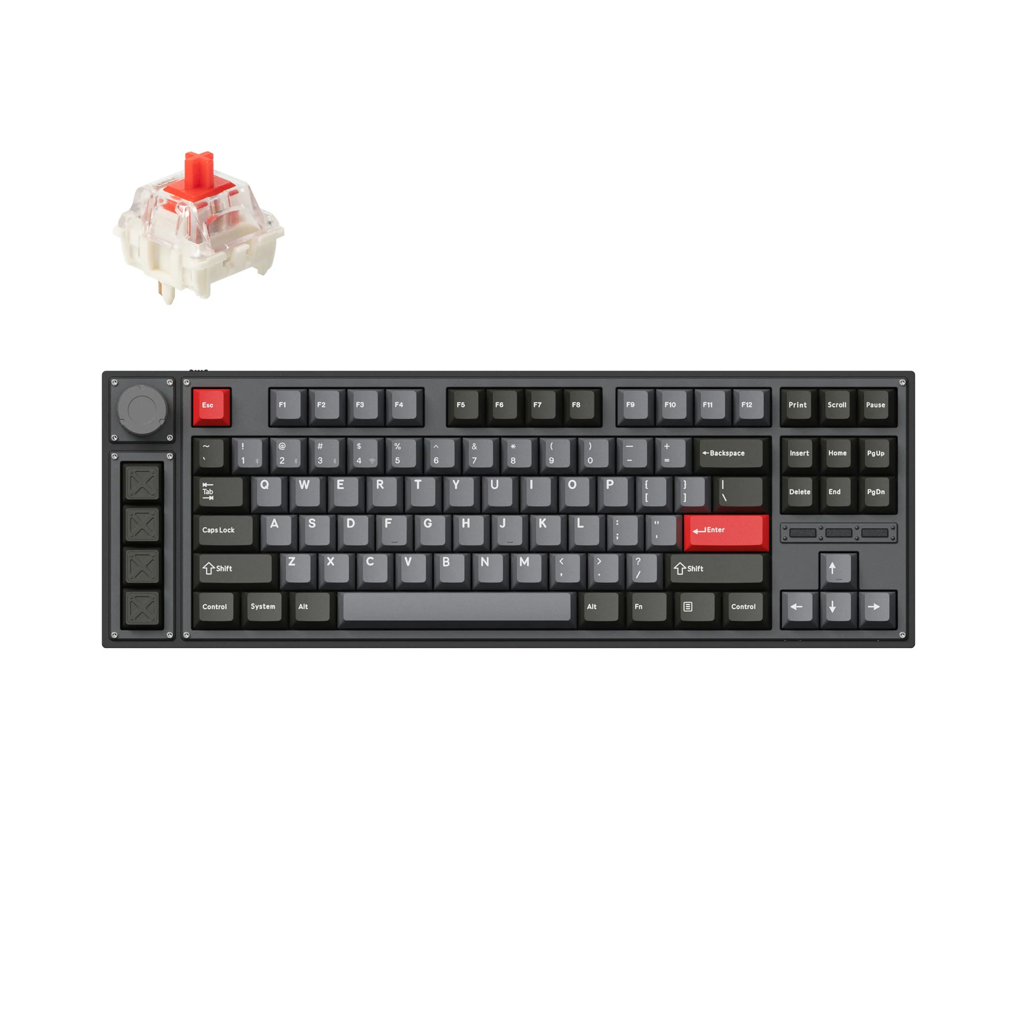 Teclado Mecânico Personalizado Sem Fio Lemokey L3 QMK/VIA