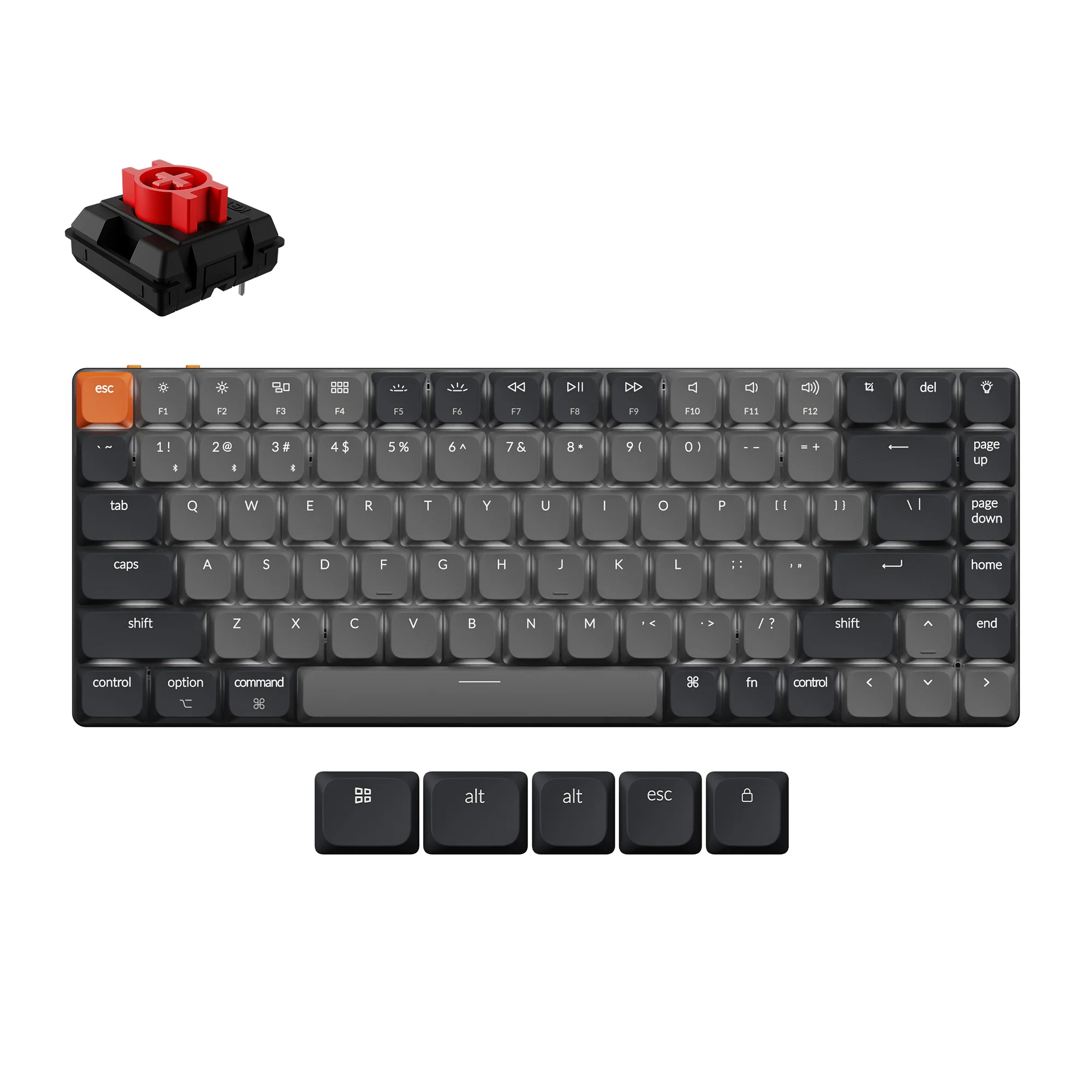 Keychron K3 QMK trådløst mekanisk tastatur (version 3)