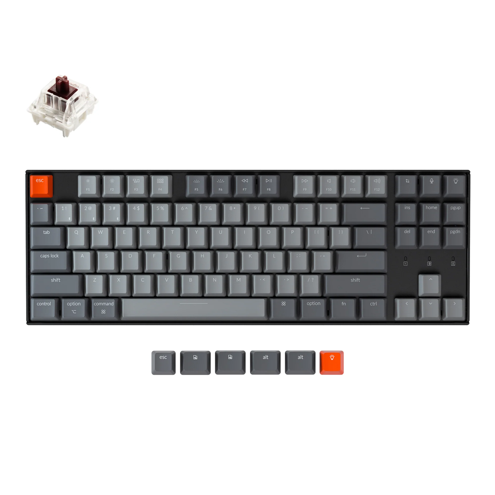 Teclado mecánico inalámbrico Keychron K8
