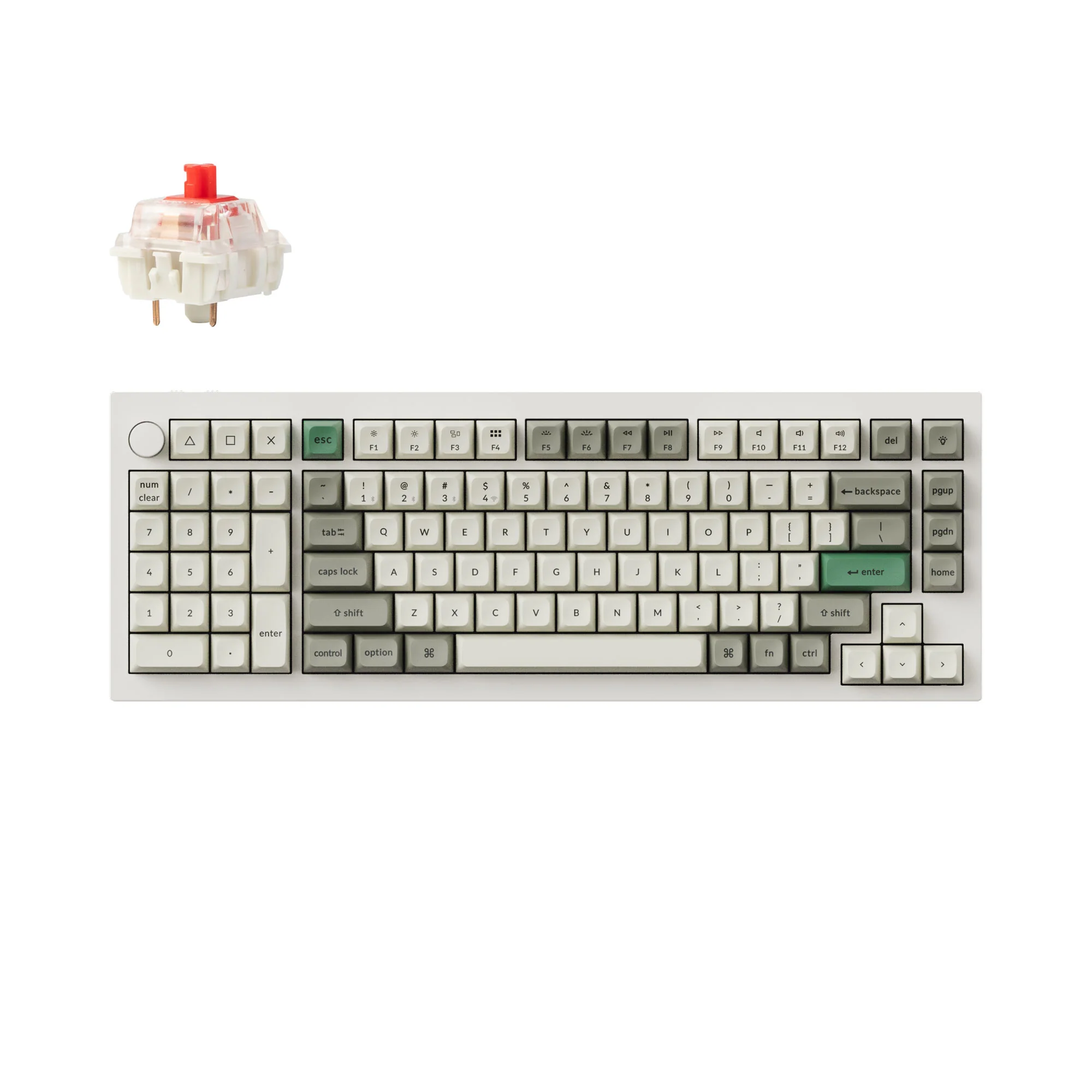 Clavier mécanique sans fil personnalisé Keychron Q12 Max QMK/VIA