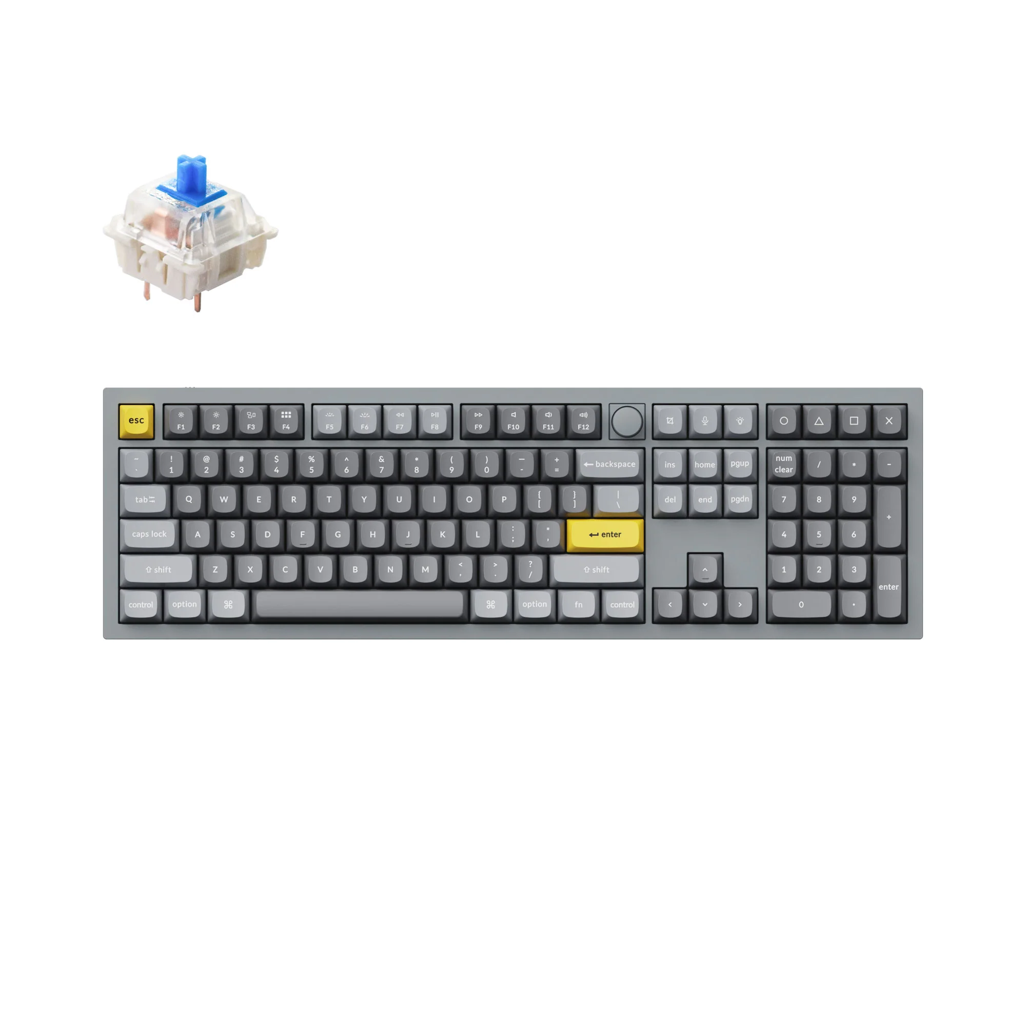 Teclado mecánico personalizado QMK Keychron Q6