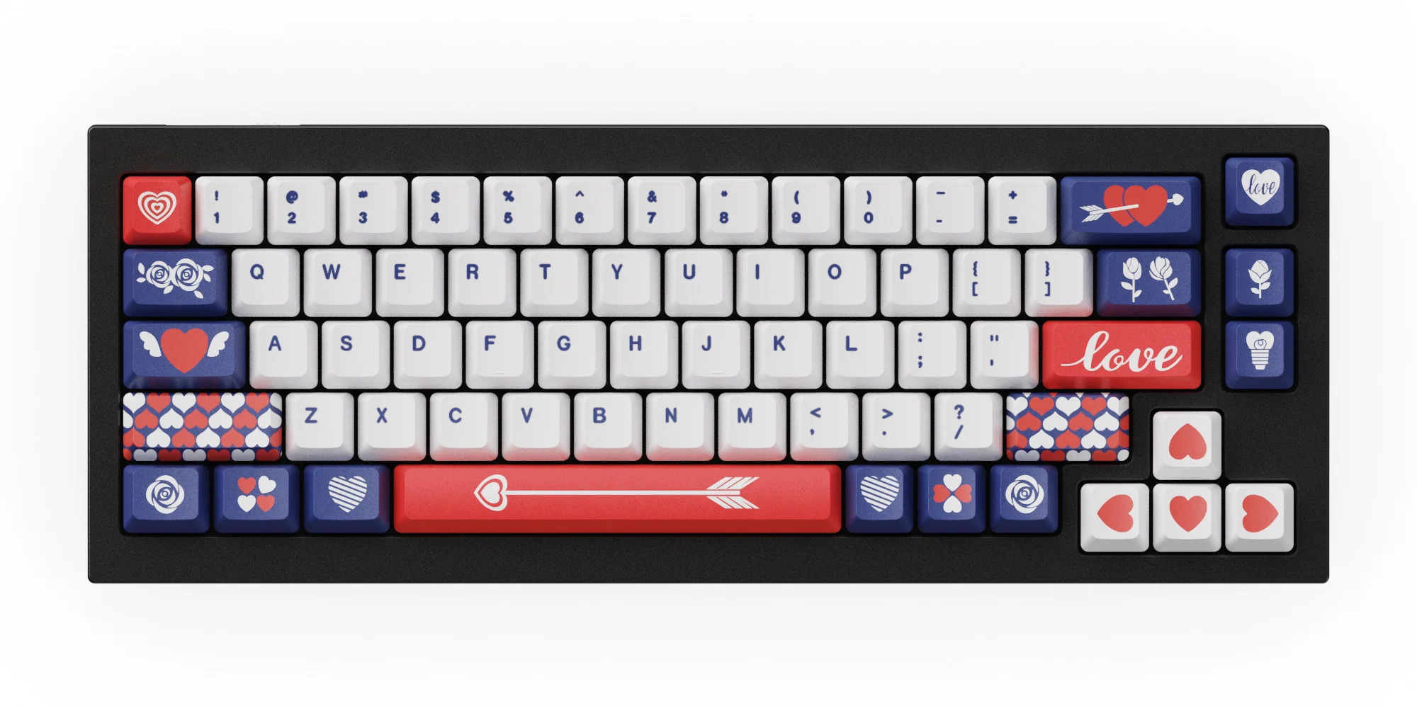OEM Dye-Sub PBT -näppäinsarja - Love