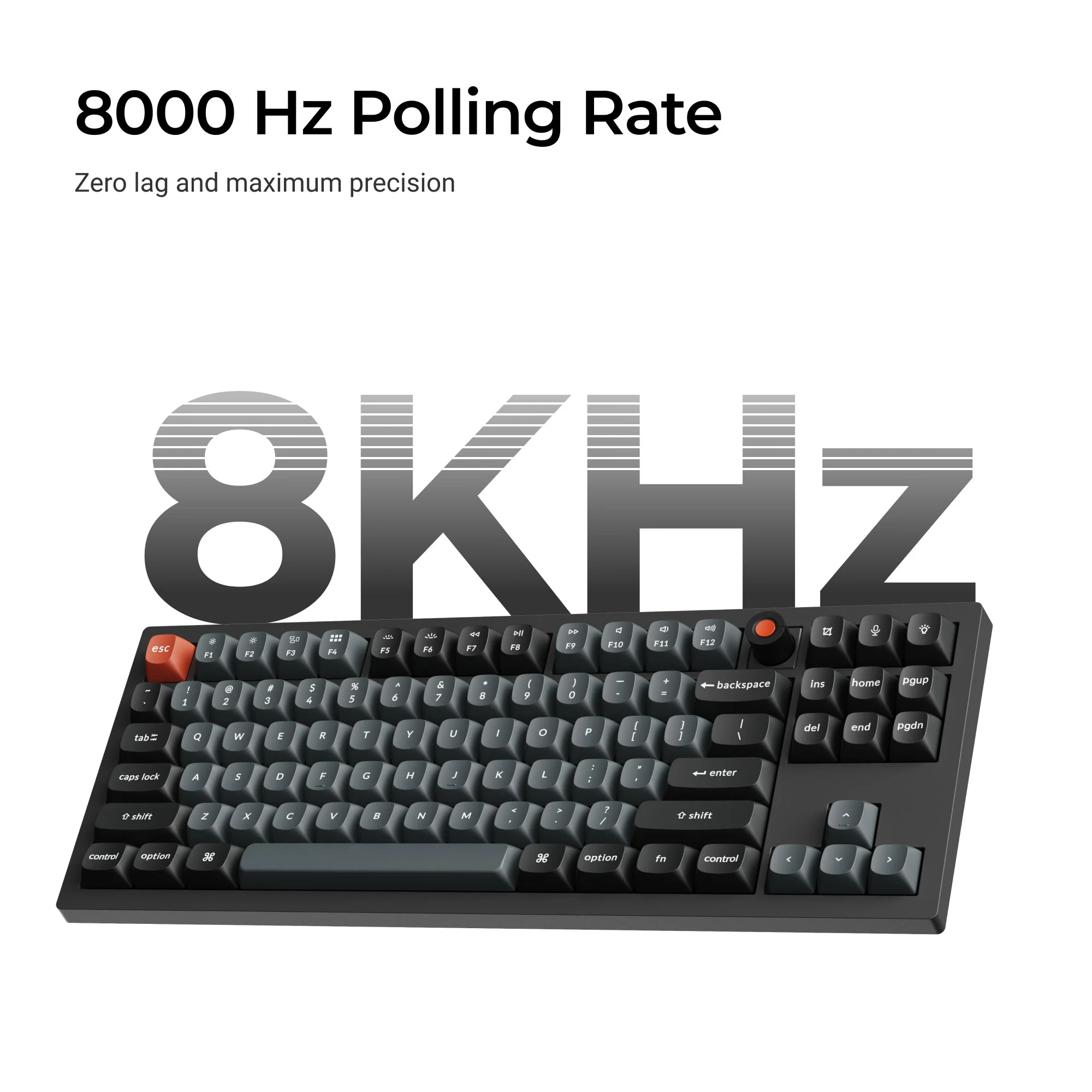 Keychron V3 8K QMK Przewodowa klawiatura mechaniczna custom