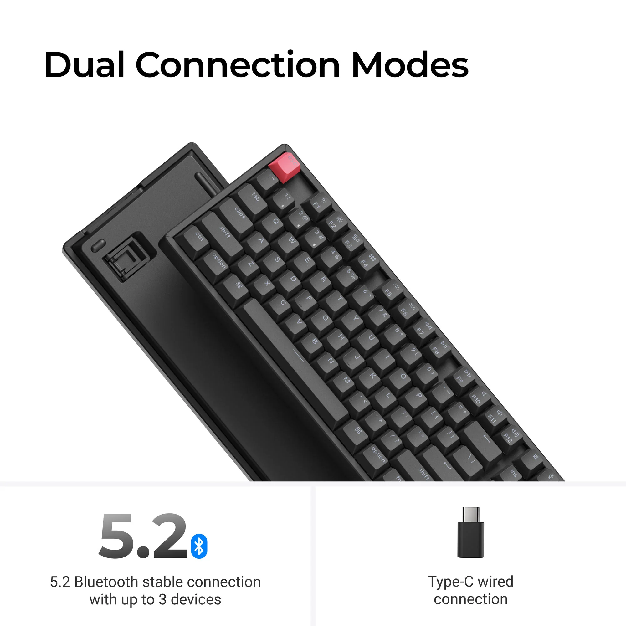 Keychron K8 QMK Wireless Mechanical Keyboard (Version 2)