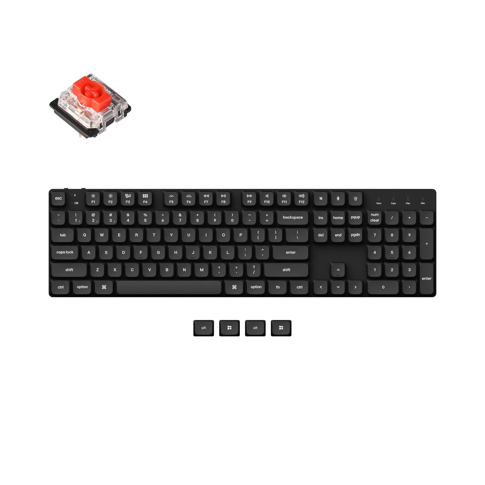 Teclado Mecânico Sem Fio Keychron K5 SE