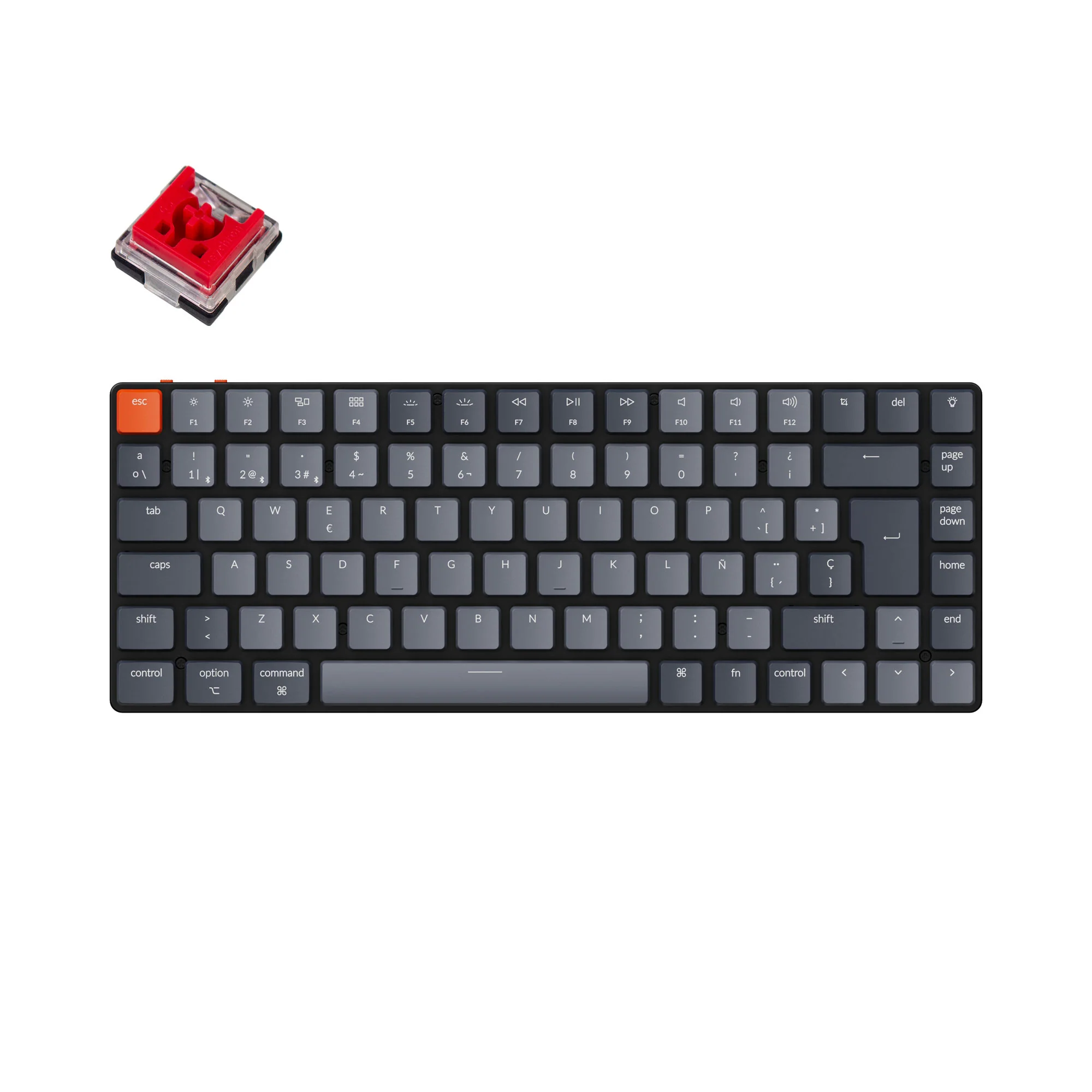 Clavier mécanique sans fil ultra-fin Keychron K3 (disposition espagnole ISO) - Version 2