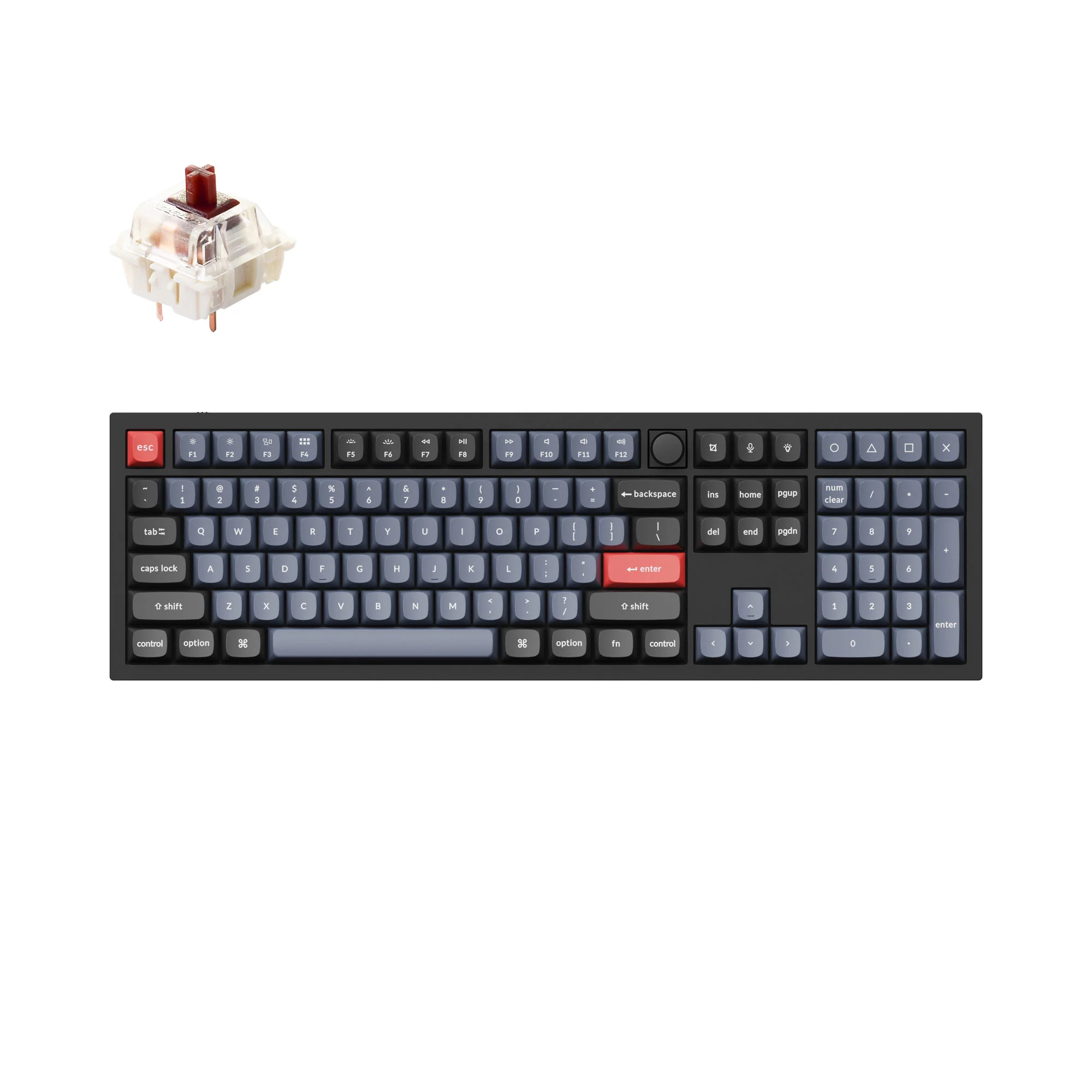 Teclado mecánico personalizado QMK Keychron Q6