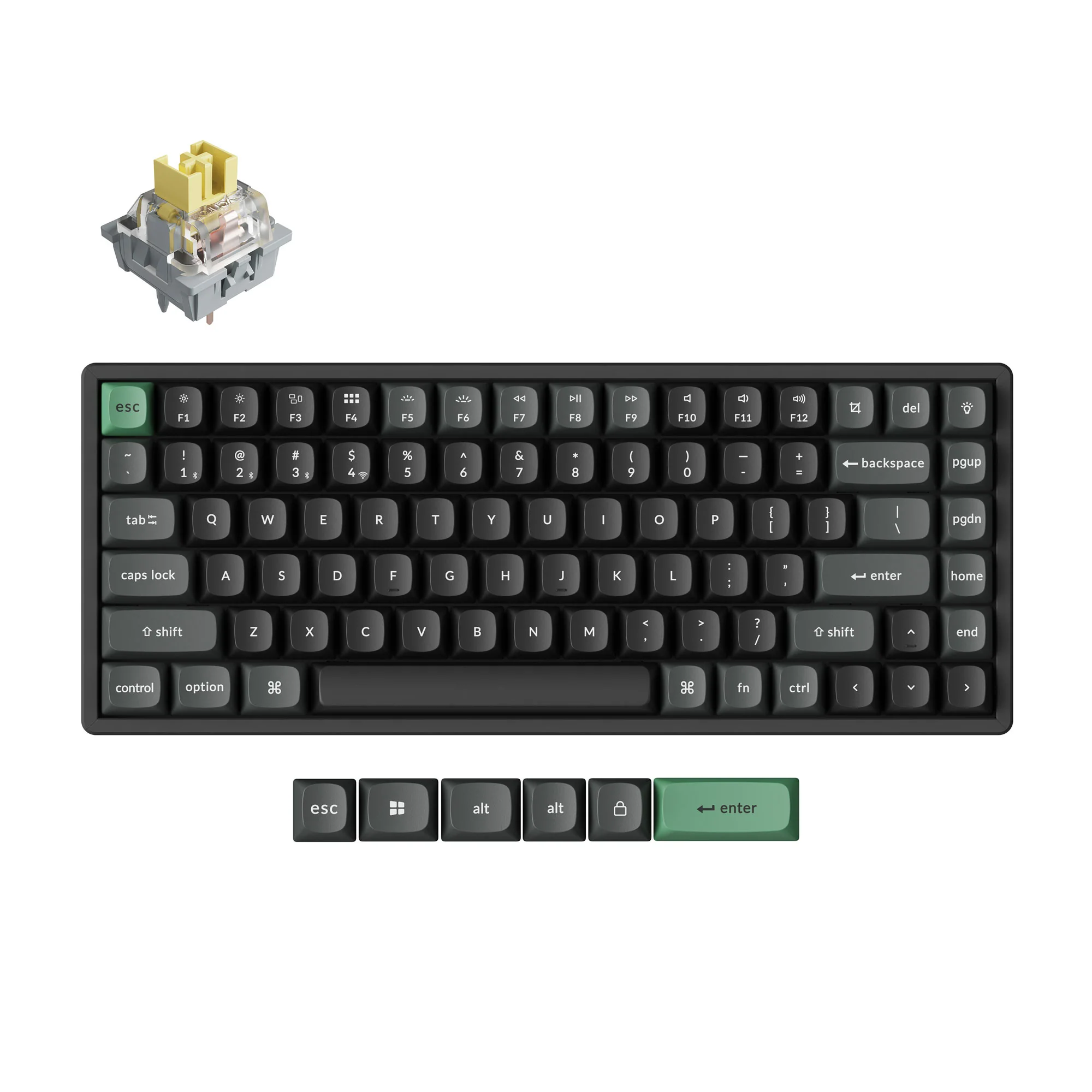 Teclado Mecânico Sem Fio Custom Keychron K2 Ultra 8K