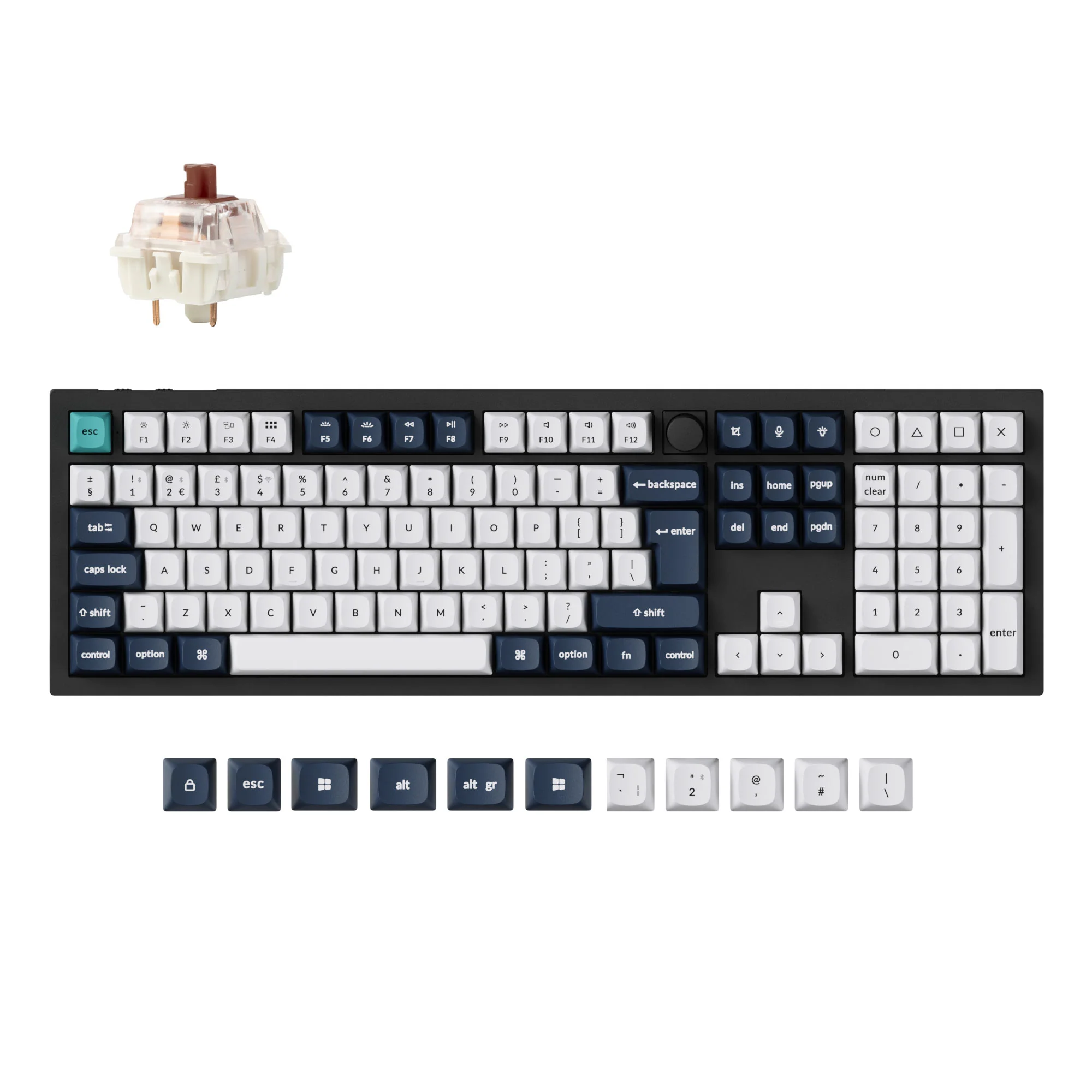 Keychron Q6 Max QMK/VIA Teclado mecánico inalámbrico personalizado Colección ISO