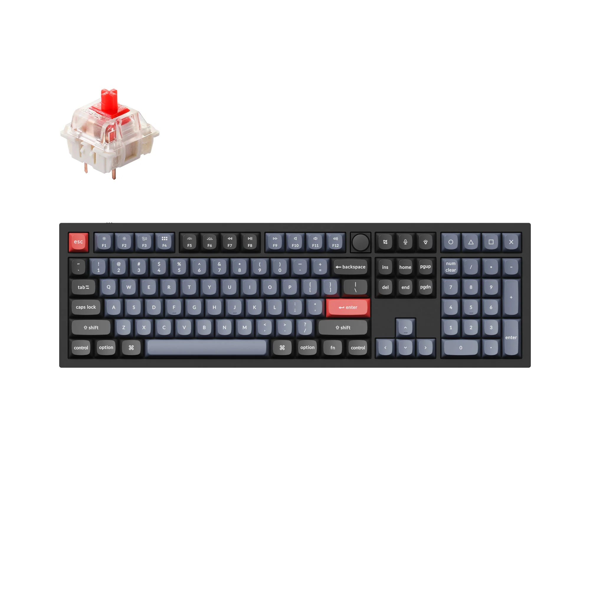 Teclado mecánico personalizado QMK Keychron Q6
