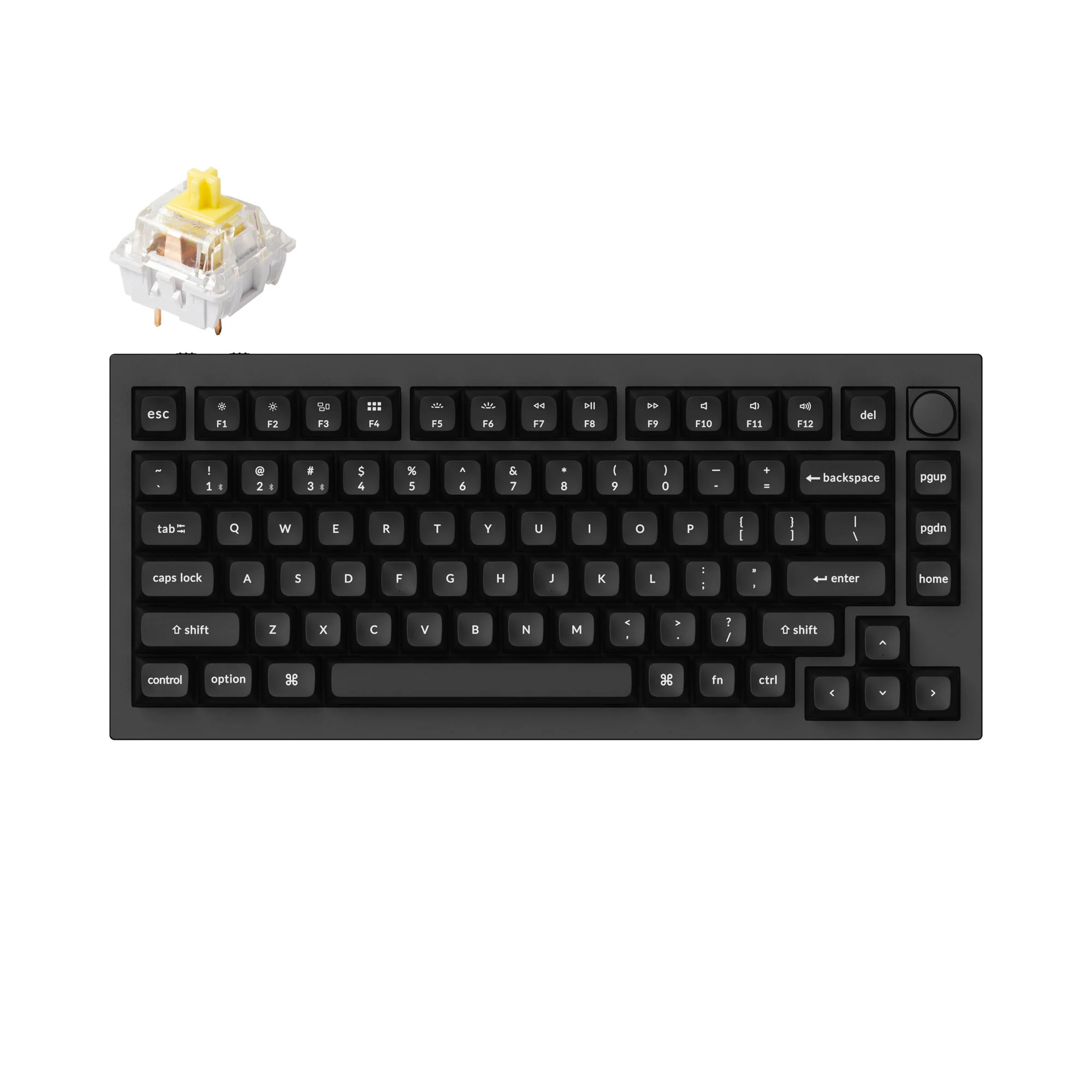 Keychron Q1 Pro QMK/VIA Teclado Mecânico Personalizado Sem Fio