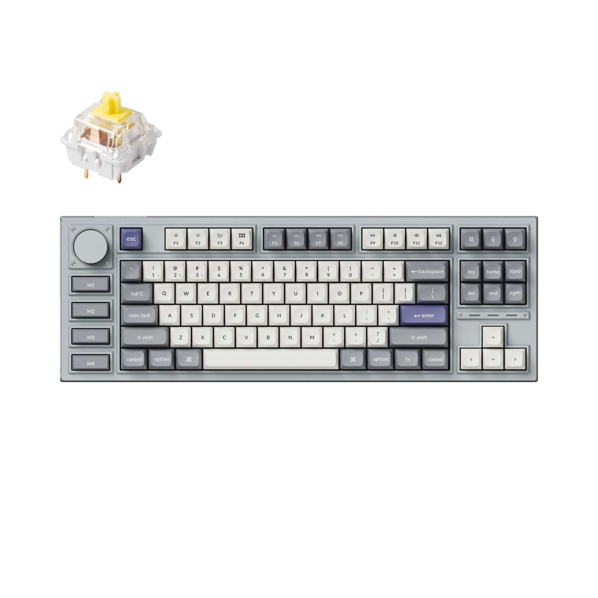 Keychron Q3 Pro teclado mecánico inalámbrico personalizable QMK/VIA