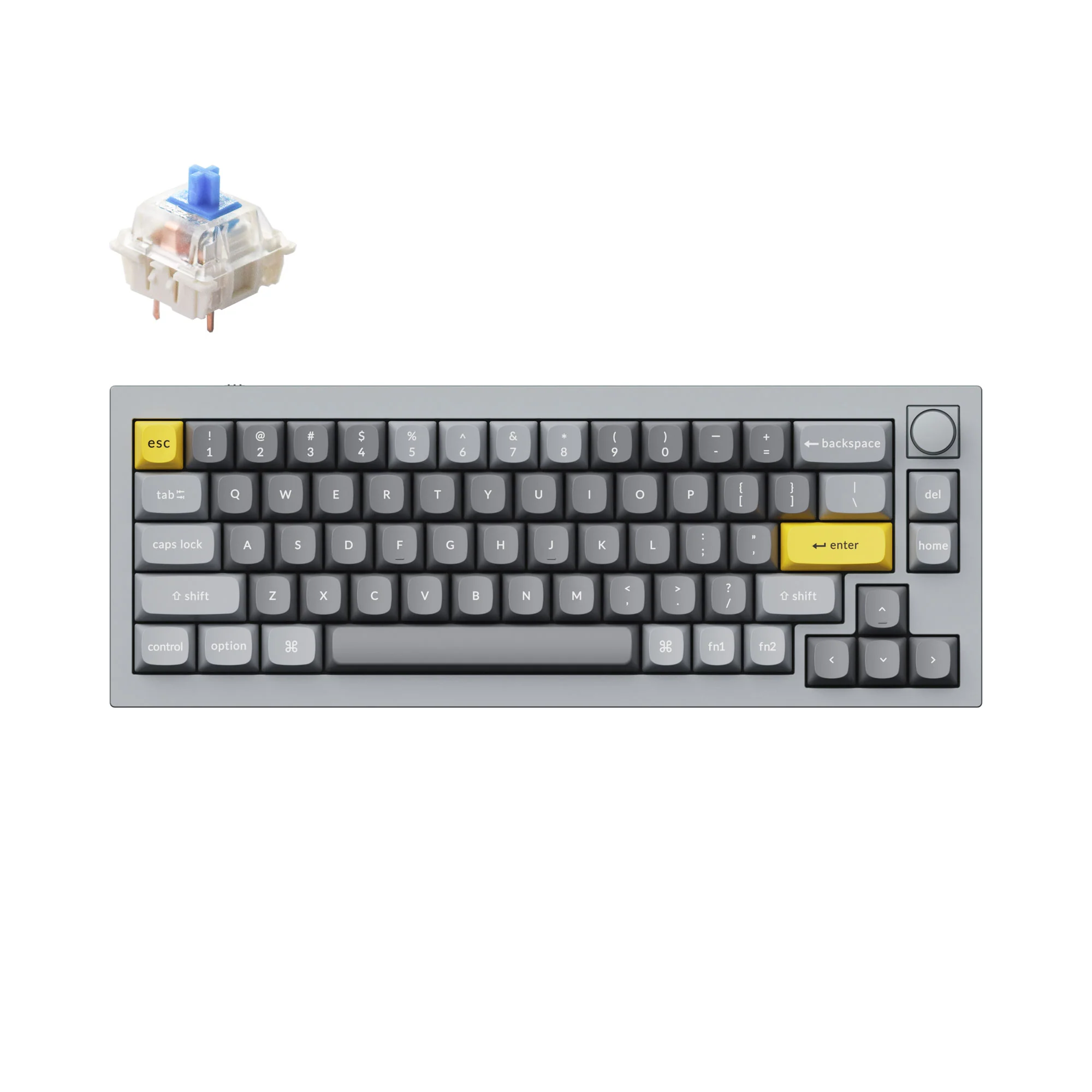 Teclado Mecânico Customizado QMK Keychron Q2
